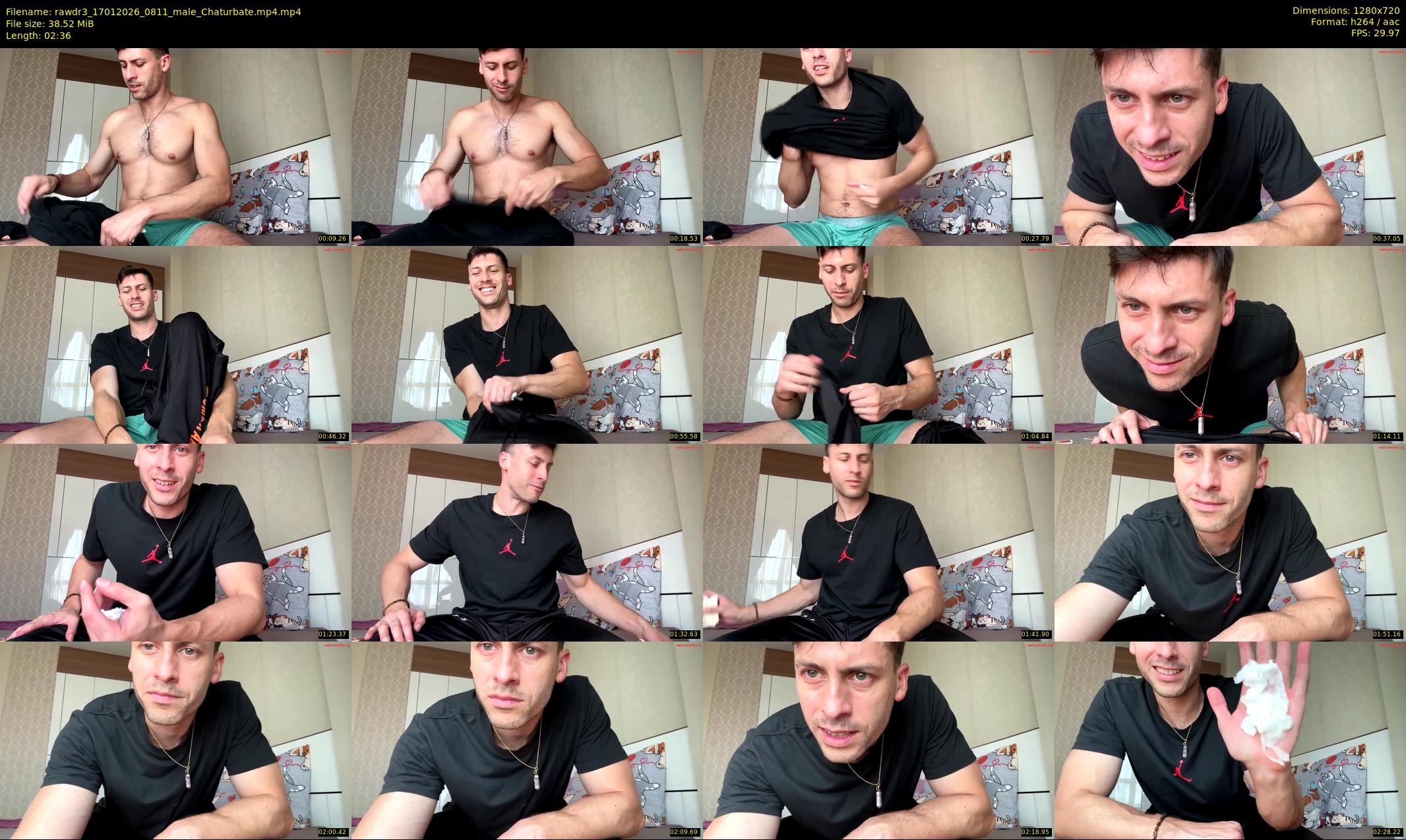 rawdr3 — 3 minute Chaturbate male cam show recording, 720p, Jan 17, 2026