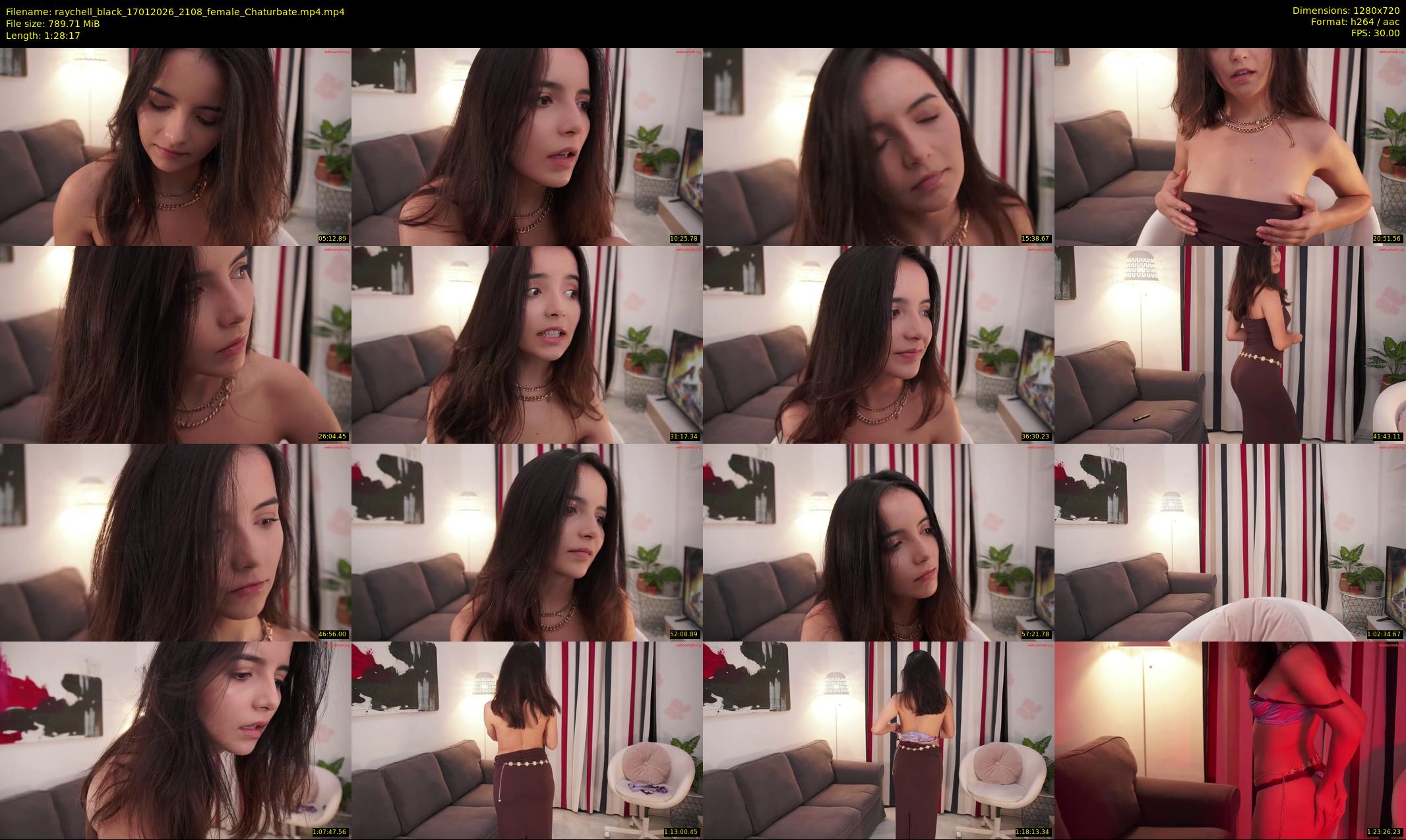 raychell_black — 89 minute Chaturbate female cam show recording, 720p, Jan 17, 2026