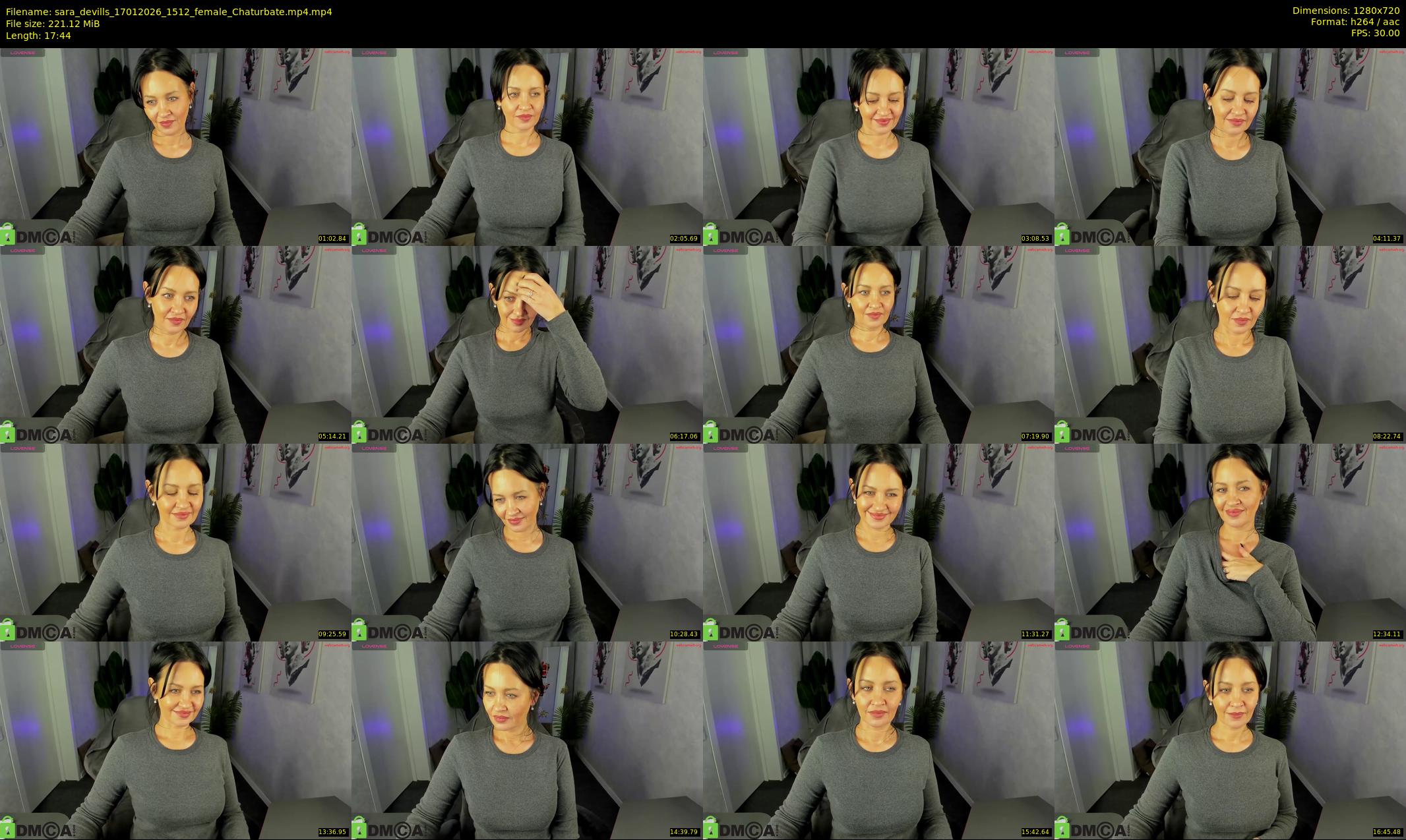 sara_devills — 18 minute Chaturbate female cam show recording, 720p, Jan 17, 2026