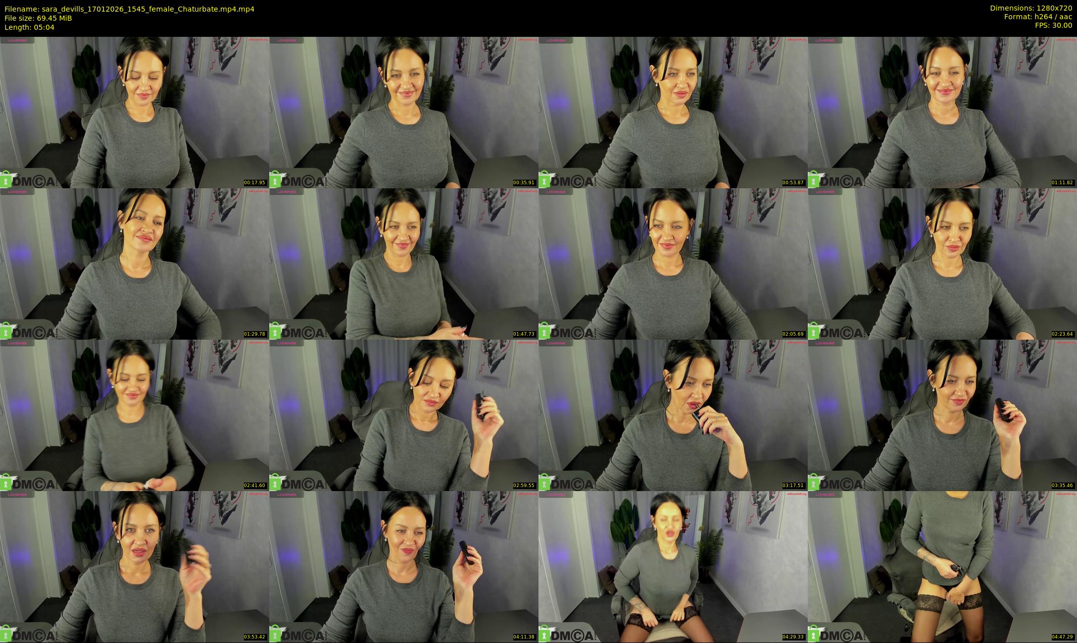 sara_devills — 6 minute Chaturbate female cam show recording, 720p, Jan 17, 2026