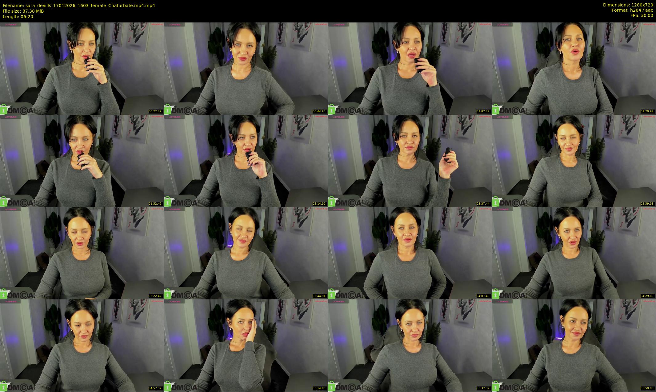 sara_devills — 7 minute Chaturbate female cam show recording, 720p, Jan 17, 2026