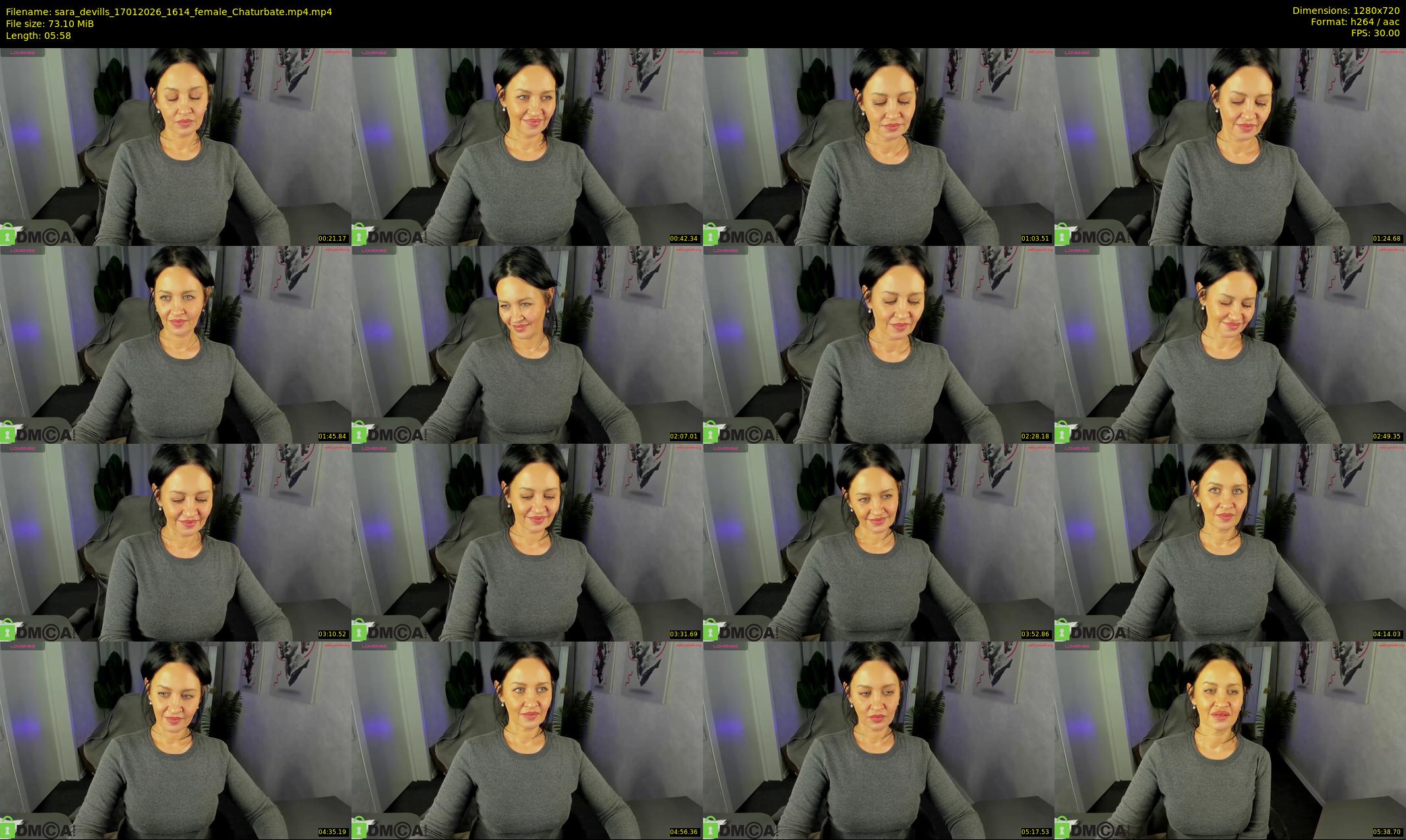 sara_devills — 6 minute Chaturbate female cam show recording, 720p, Jan 17, 2026
