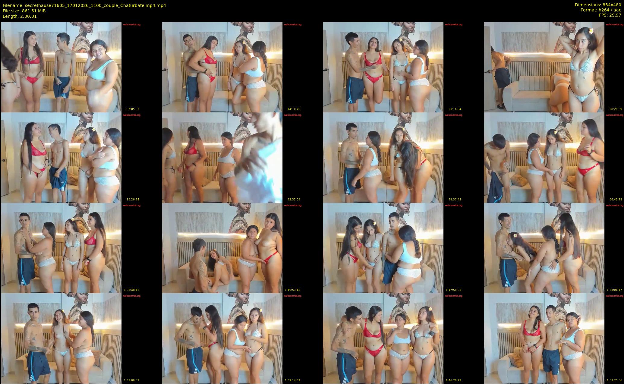 secrethause71605 — 121 minute Chaturbate couple cam show recording, 480p, Jan 17, 2026