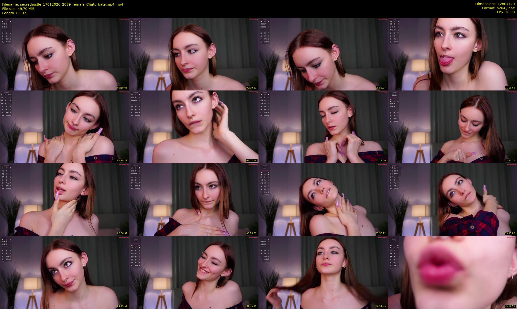 secrethustle — 6 minute Chaturbate female cam show recording, 720p, Jan 17, 2026
