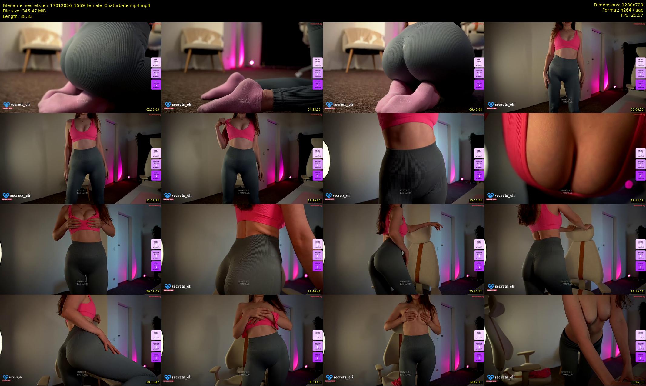 secrets_eli — 39 minute Chaturbate female cam show recording, 720p, Jan 17, 2026