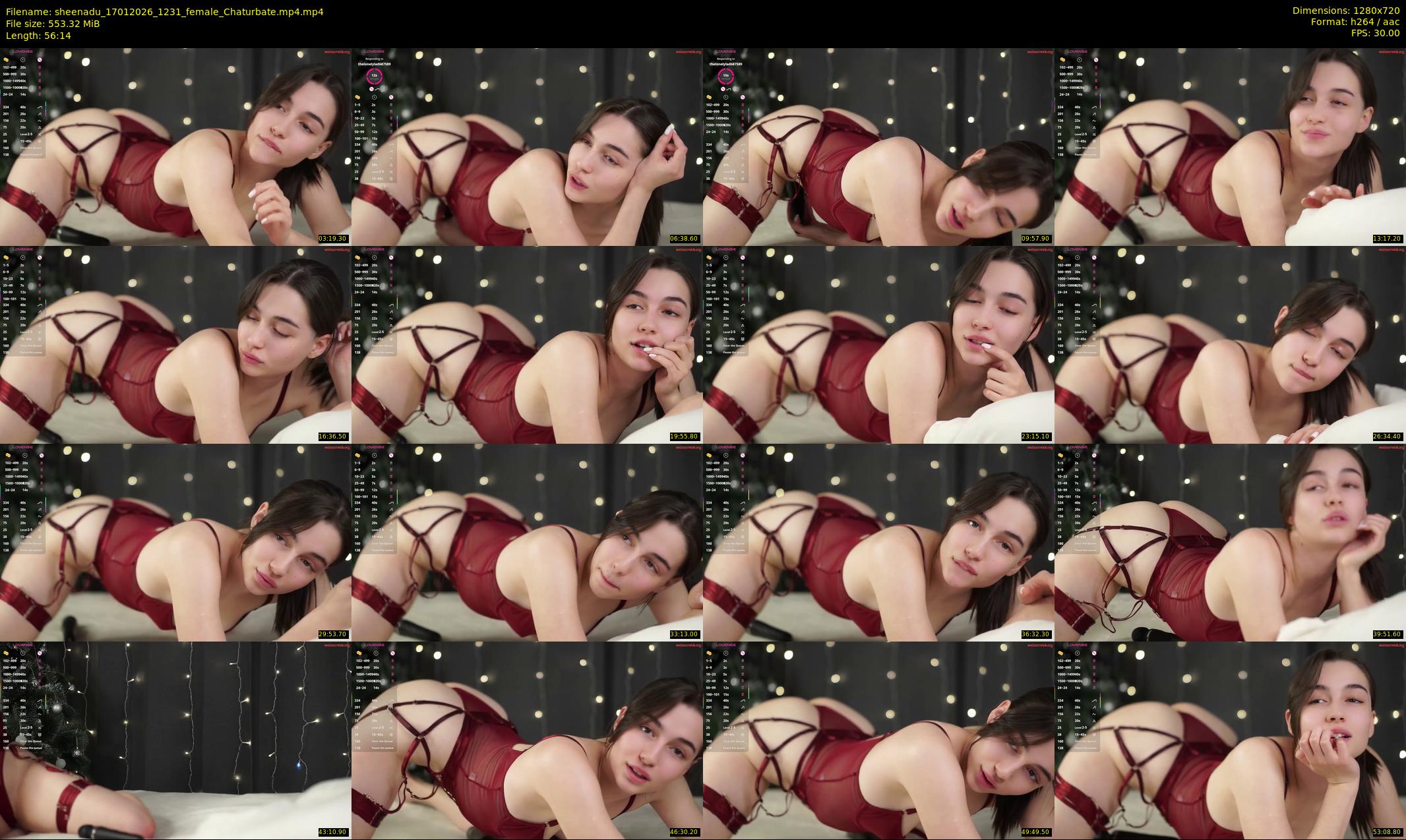 sheenadu — 57 minute Chaturbate female cam show recording, 720p, Jan 17, 2026