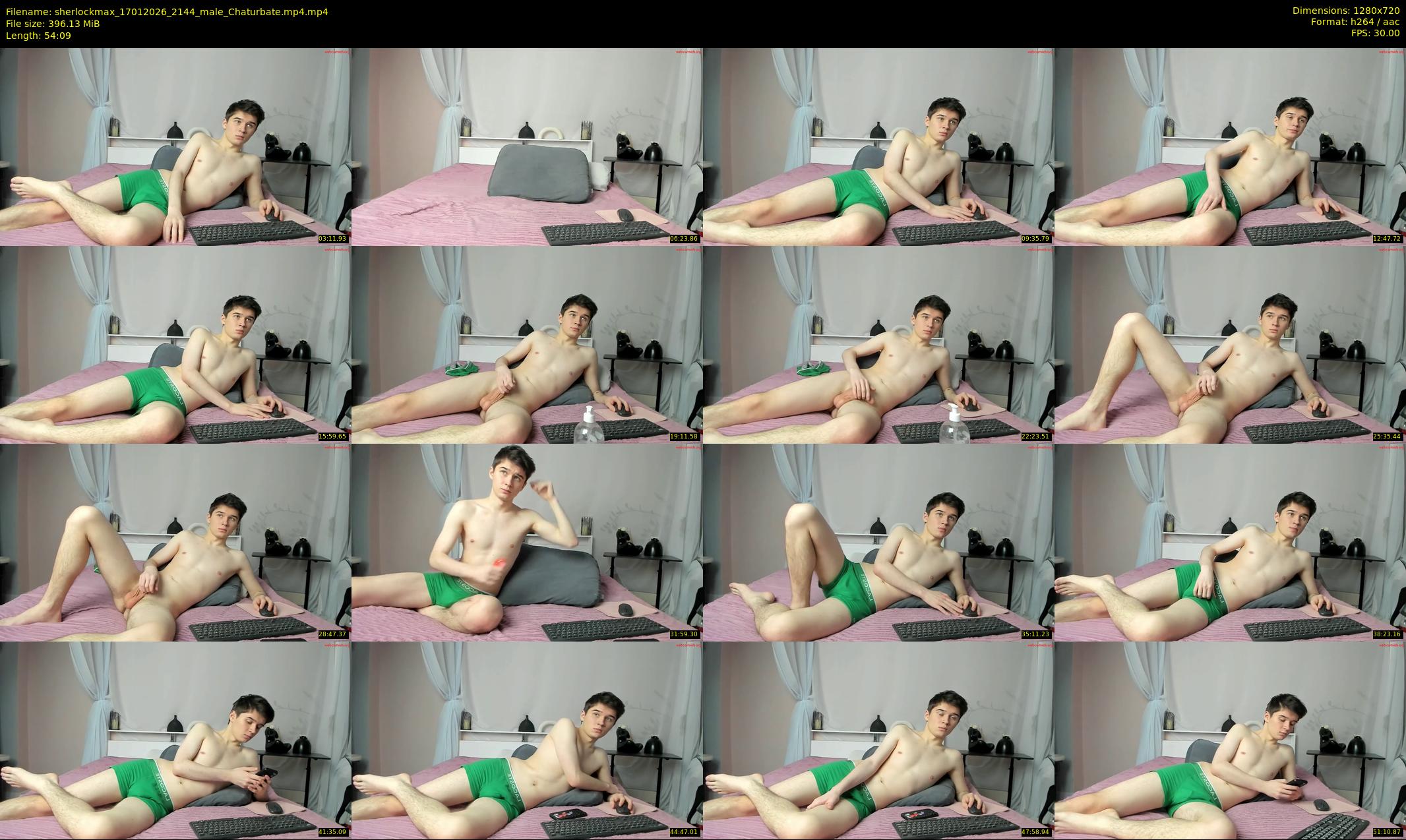 sherlockmax — 55 minute Chaturbate male cam show recording, 720p, Jan 17, 2026
