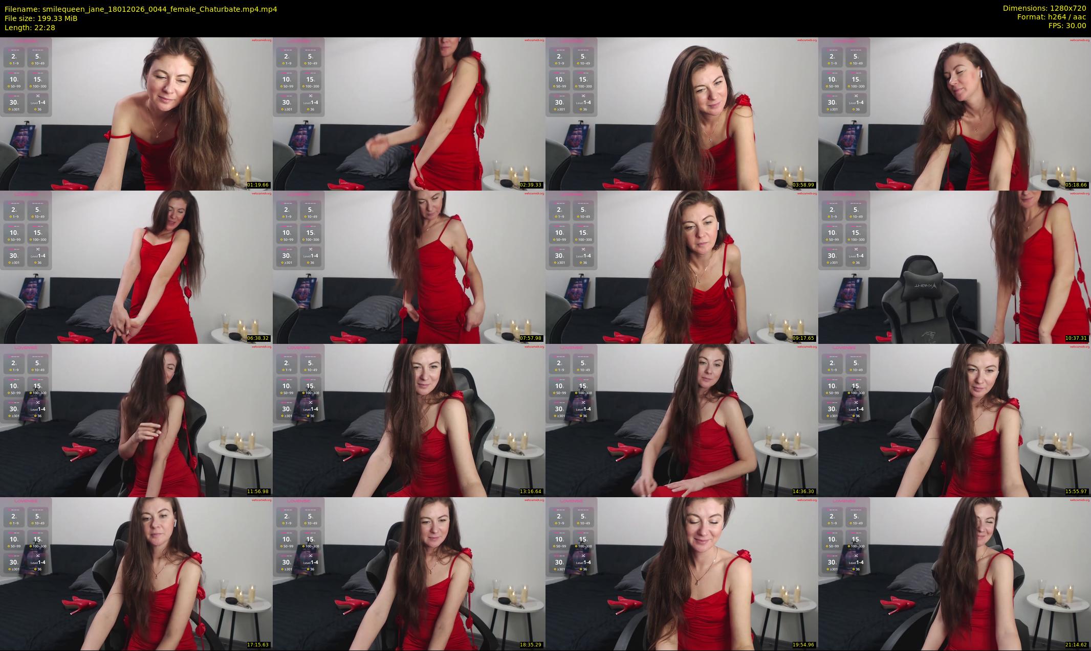 smilequeen_jane — 23 minute Chaturbate female cam show recording, 720p, Jan 18, 2026