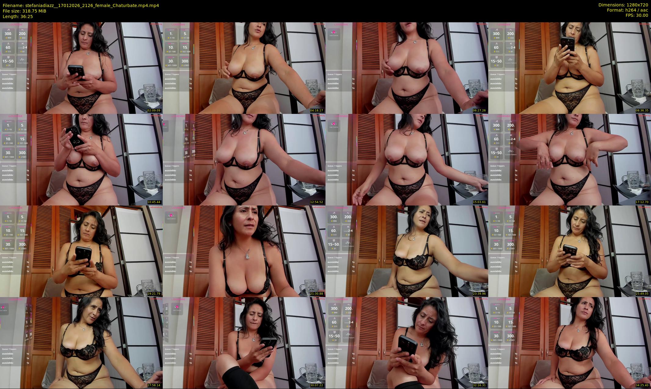stefaniadiazz_ — 37 minute Chaturbate female cam show recording, 720p, Jan 17, 2026