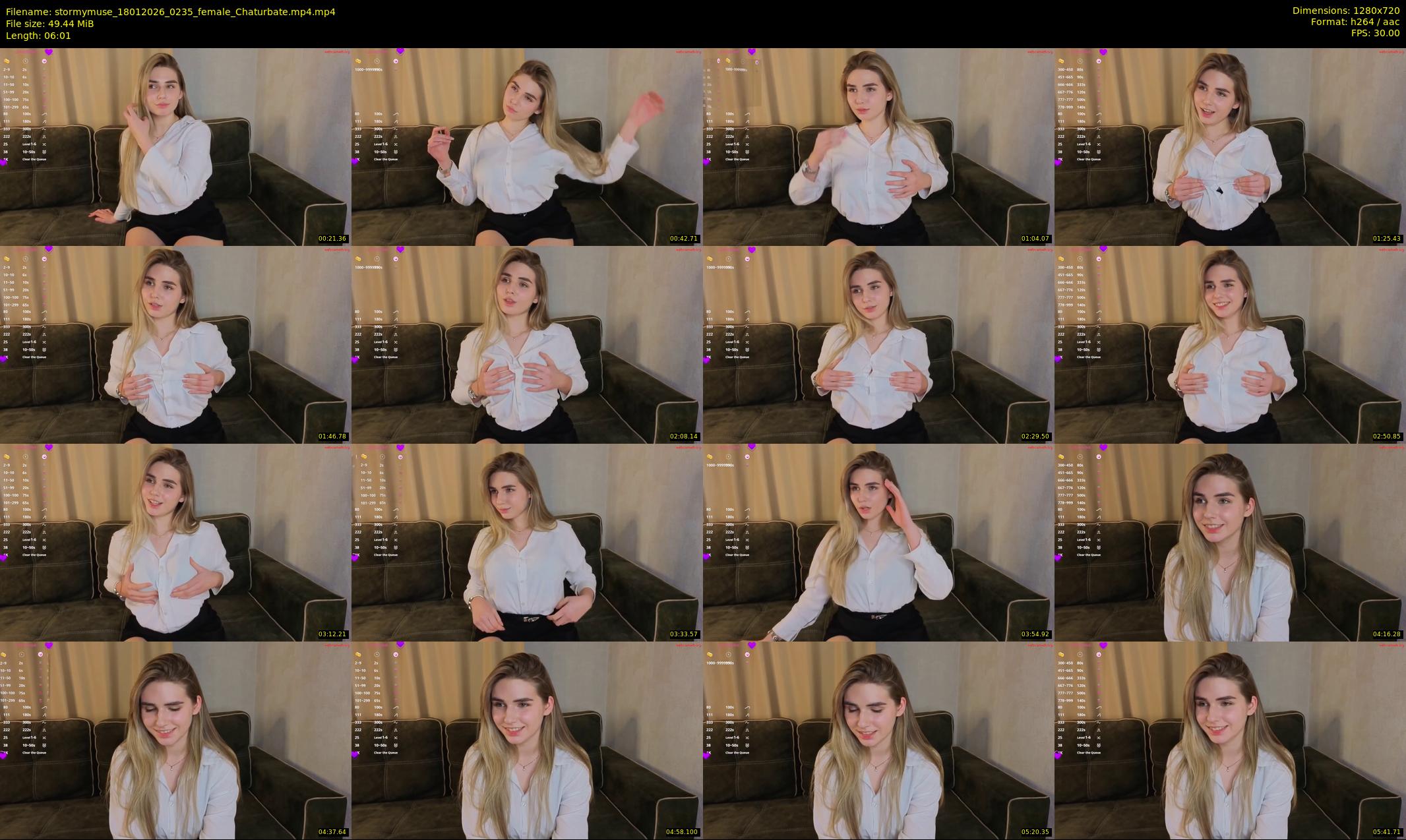 stormymuse — 7 minute Chaturbate female cam show recording, 720p, Jan 18, 2026