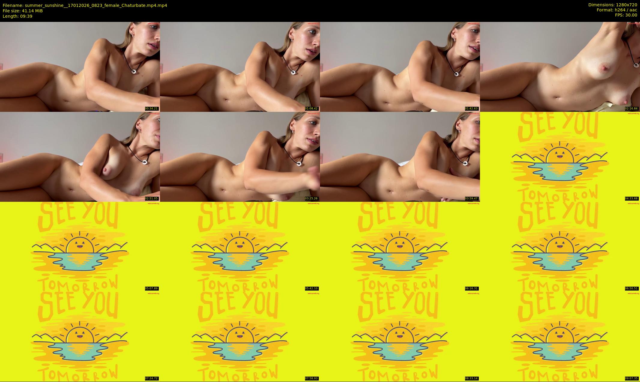 summer_sunshine_ — 10 minute Chaturbate female cam show recording, 720p, Jan 17, 2026