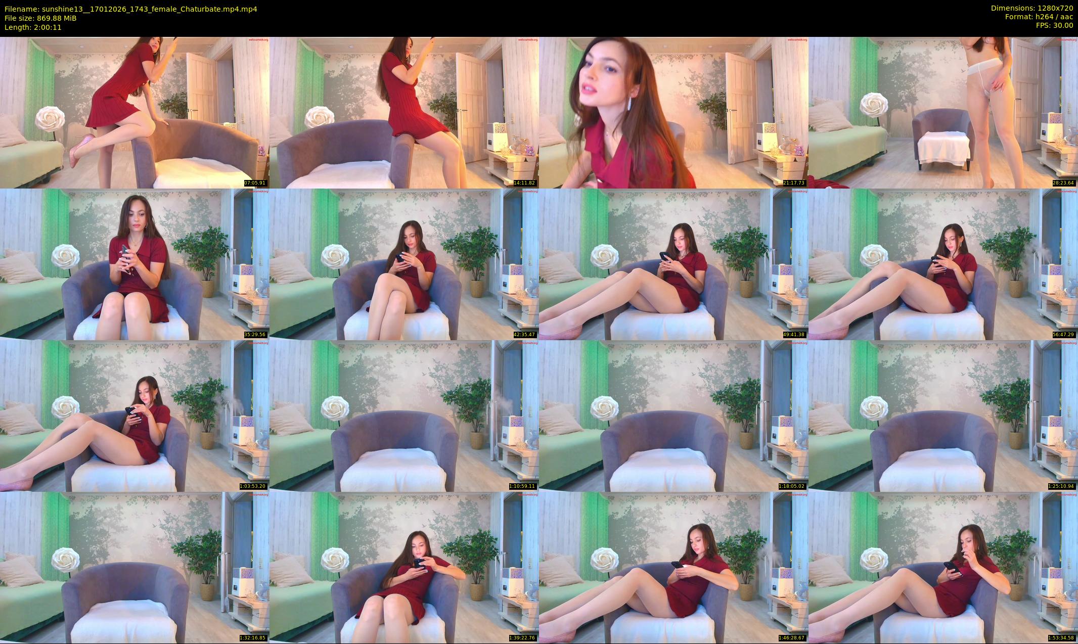 sunshine13_ — 121 minute Chaturbate female cam show recording, 720p, Jan 17, 2026