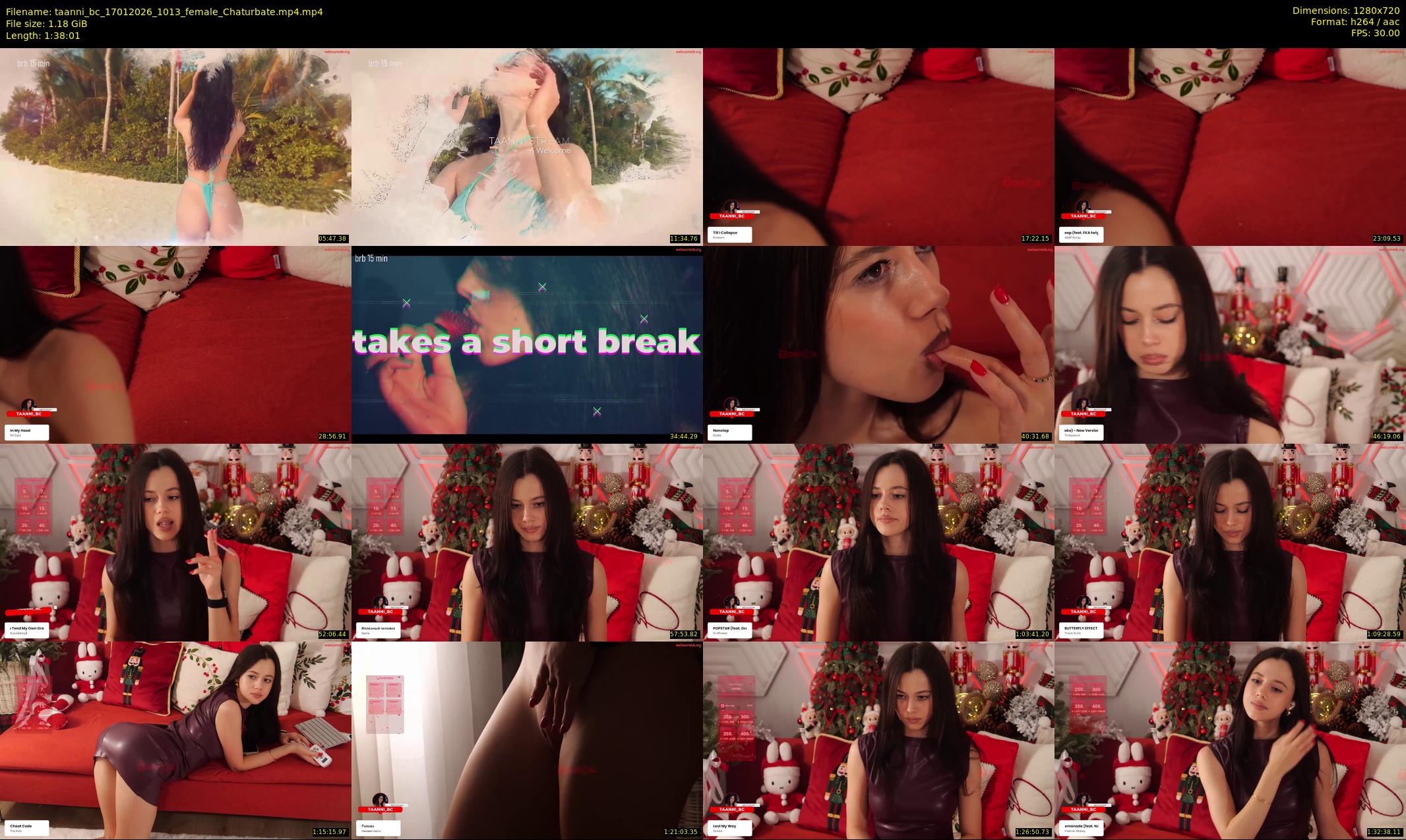 taanni_bc — 99 minute Chaturbate female cam show recording, 720p, Jan 17, 2026