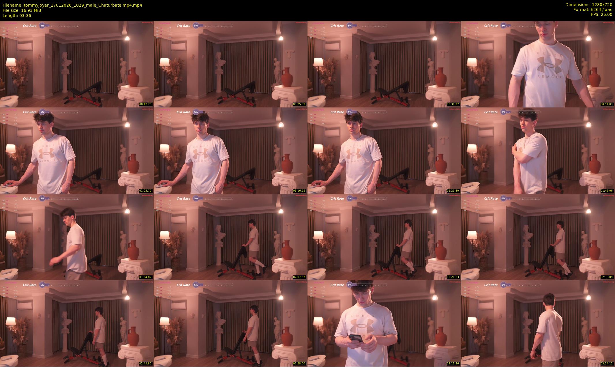 tommyjoyer — 4 minute Chaturbate male cam show recording, 720p, Jan 17, 2026