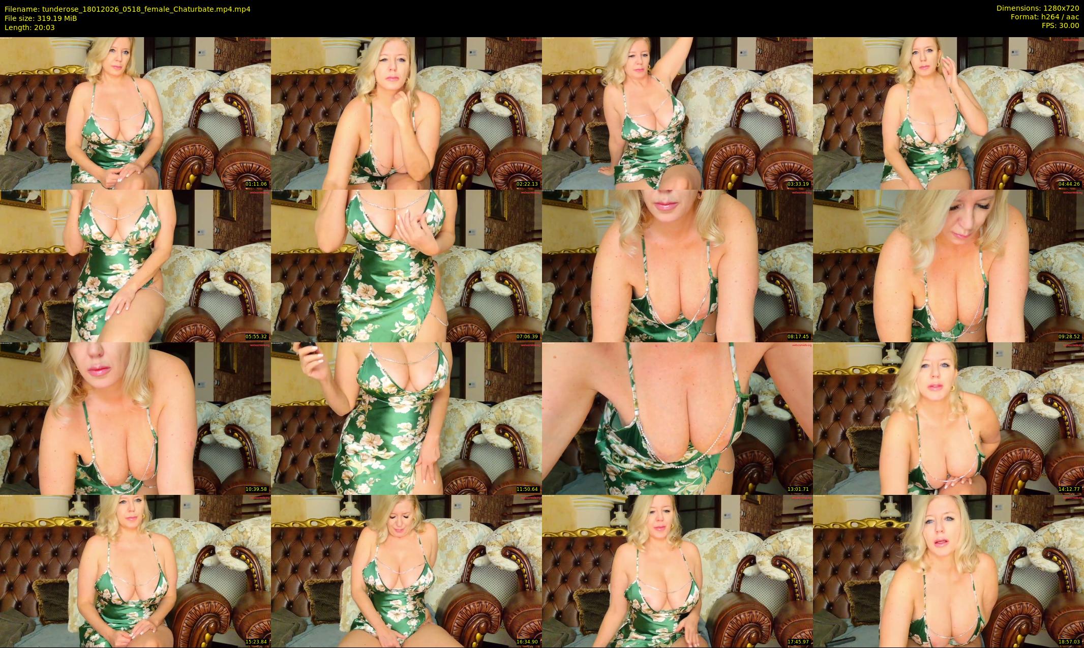 tunderose — 21 minute Chaturbate female cam show recording, 720p, Jan 18, 2026