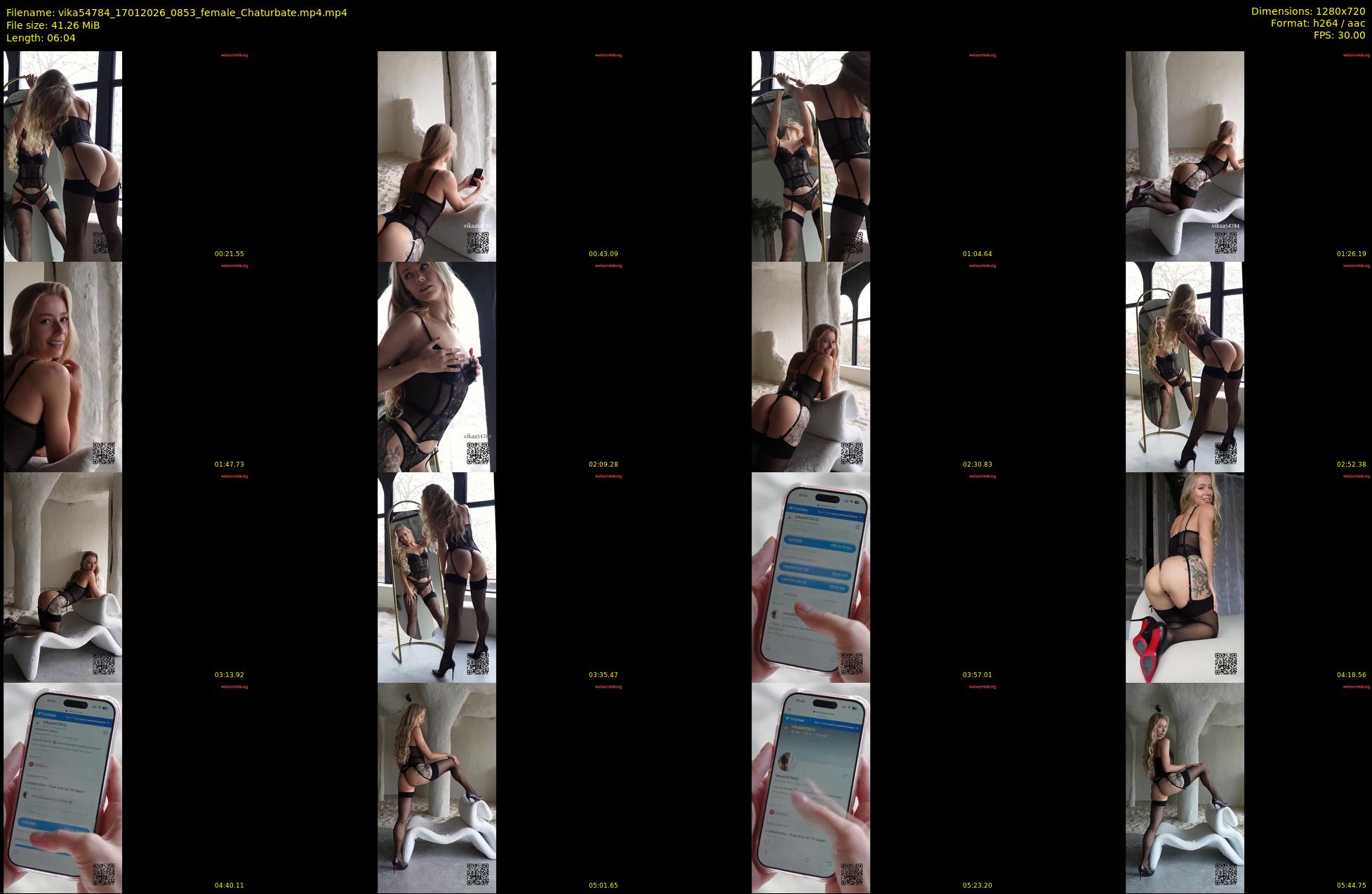 vika54784 — 7 minute Chaturbate female cam show recording, 720p, Jan 17, 2026