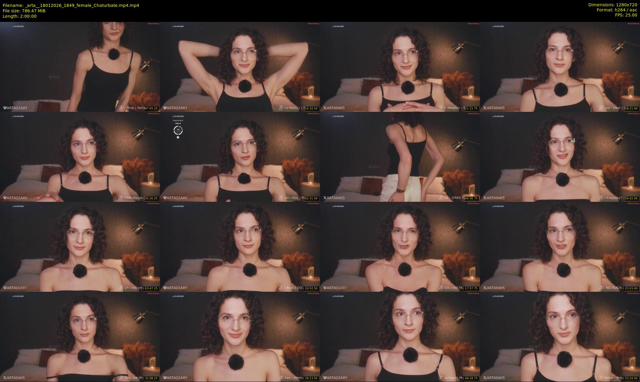 _arta_ — 120 minute Chaturbate female cam show recording, 720p, Jan 18, 2026