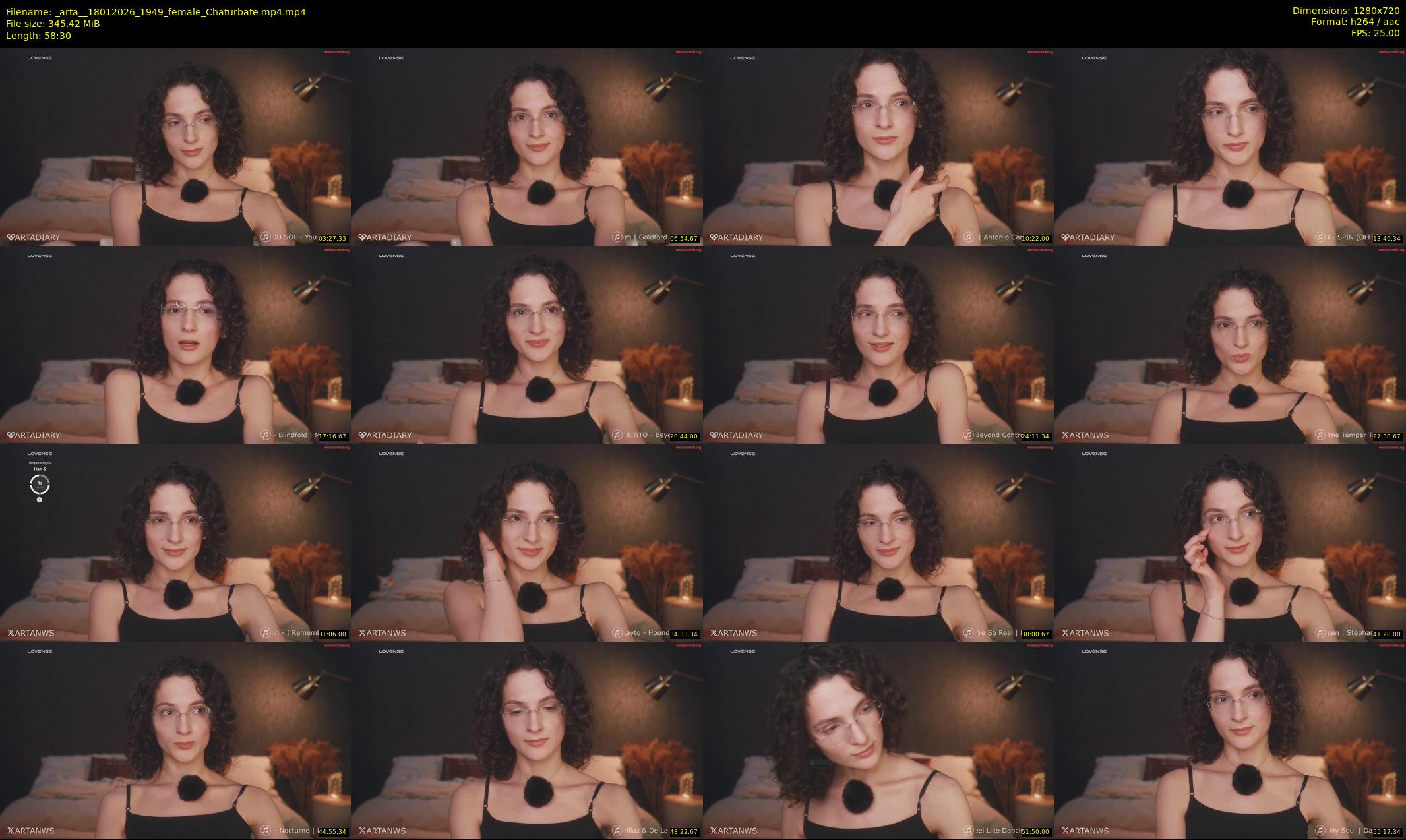 _arta_ — 59 minute Chaturbate female cam show recording, 720p, Jan 18, 2026