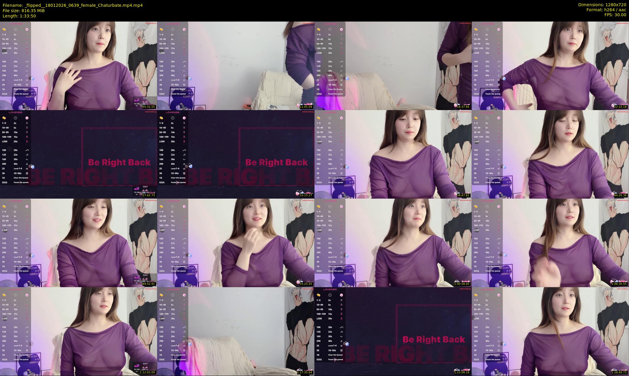 _flipped_ — 94 minute Chaturbate female cam show recording, 720p, Jan 18, 2026