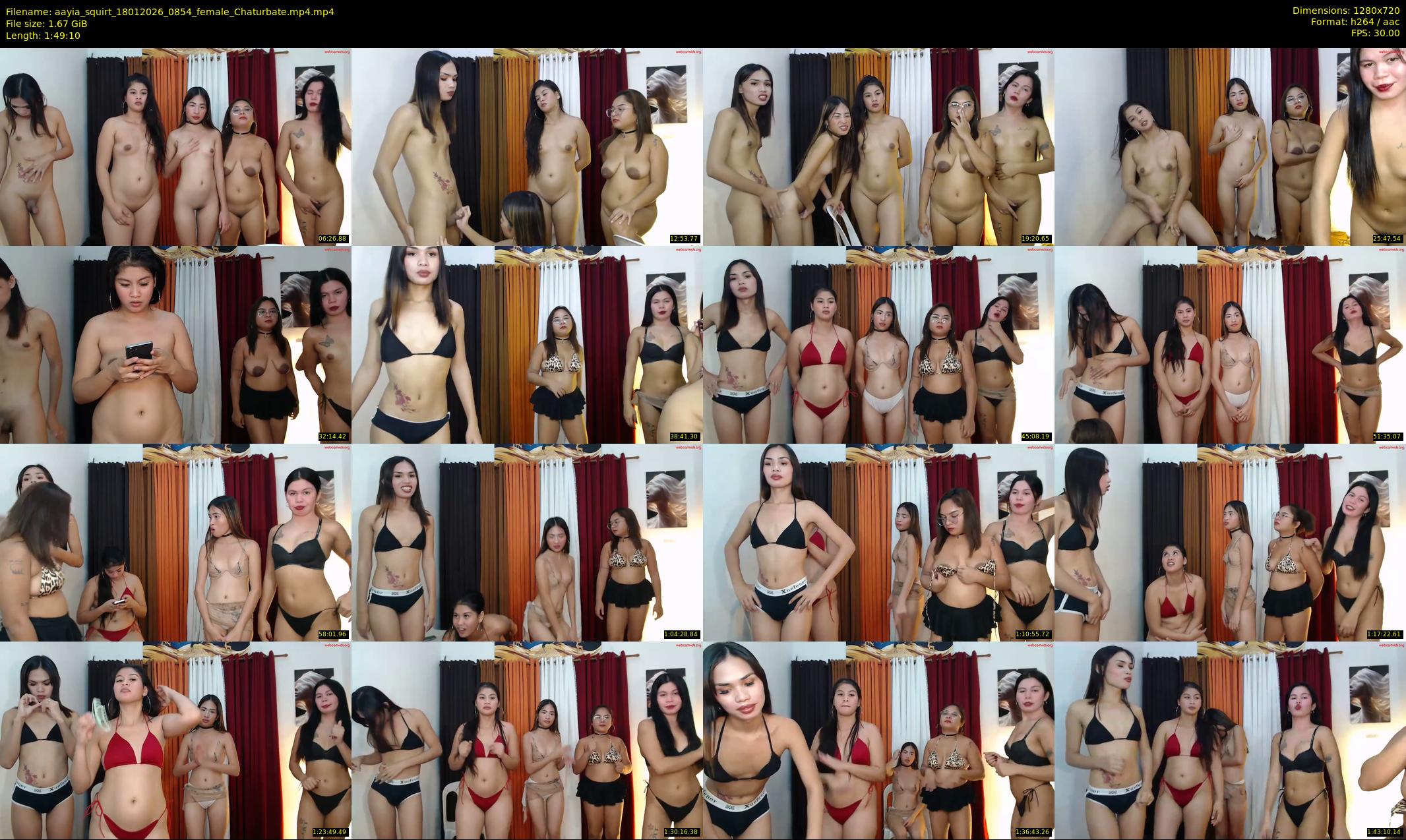 aayia_squirt — 110 minute Chaturbate female cam show recording, 720p, Jan 18, 2026