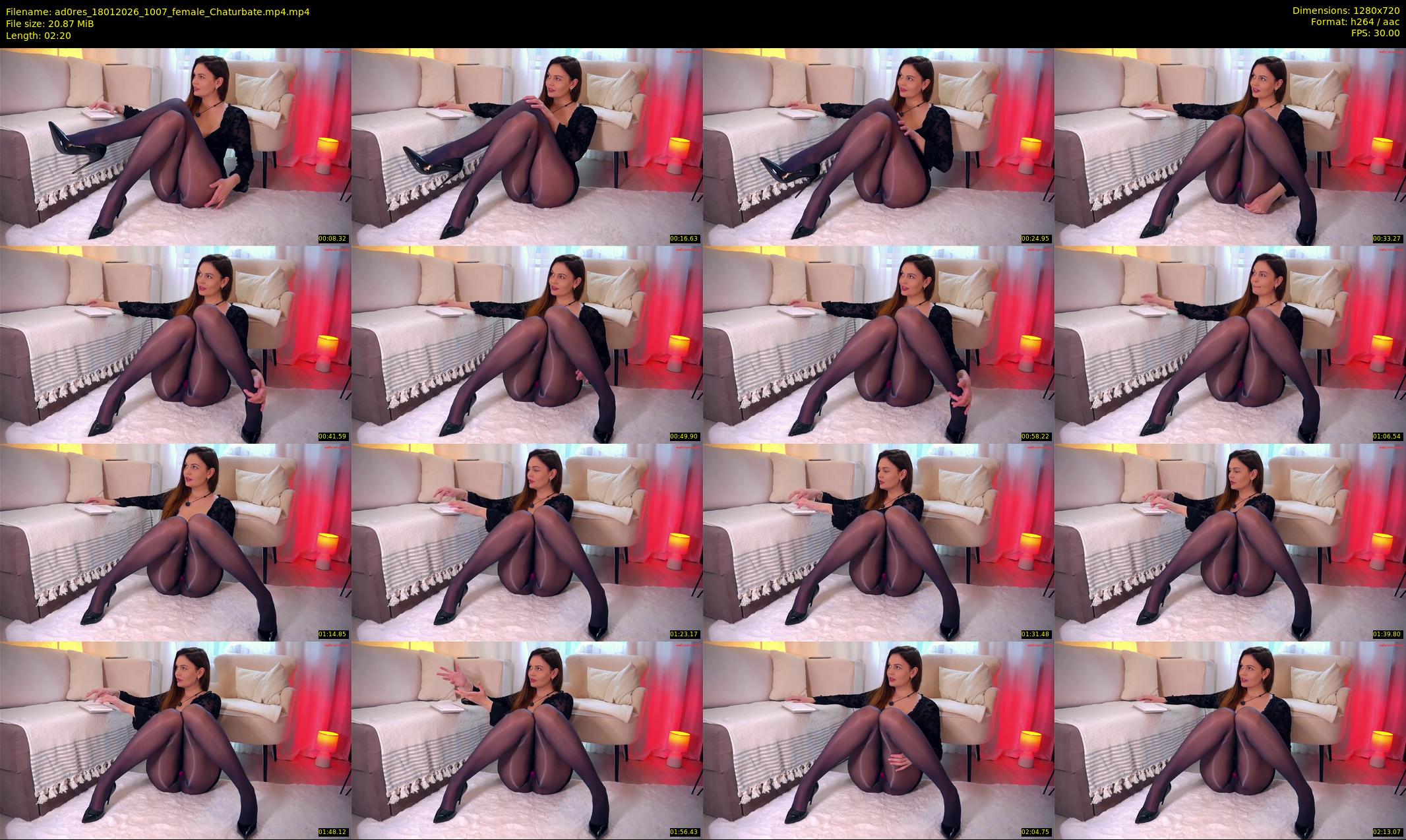 ad0res — 3 minute Chaturbate female cam show recording, 720p, Jan 18, 2026
