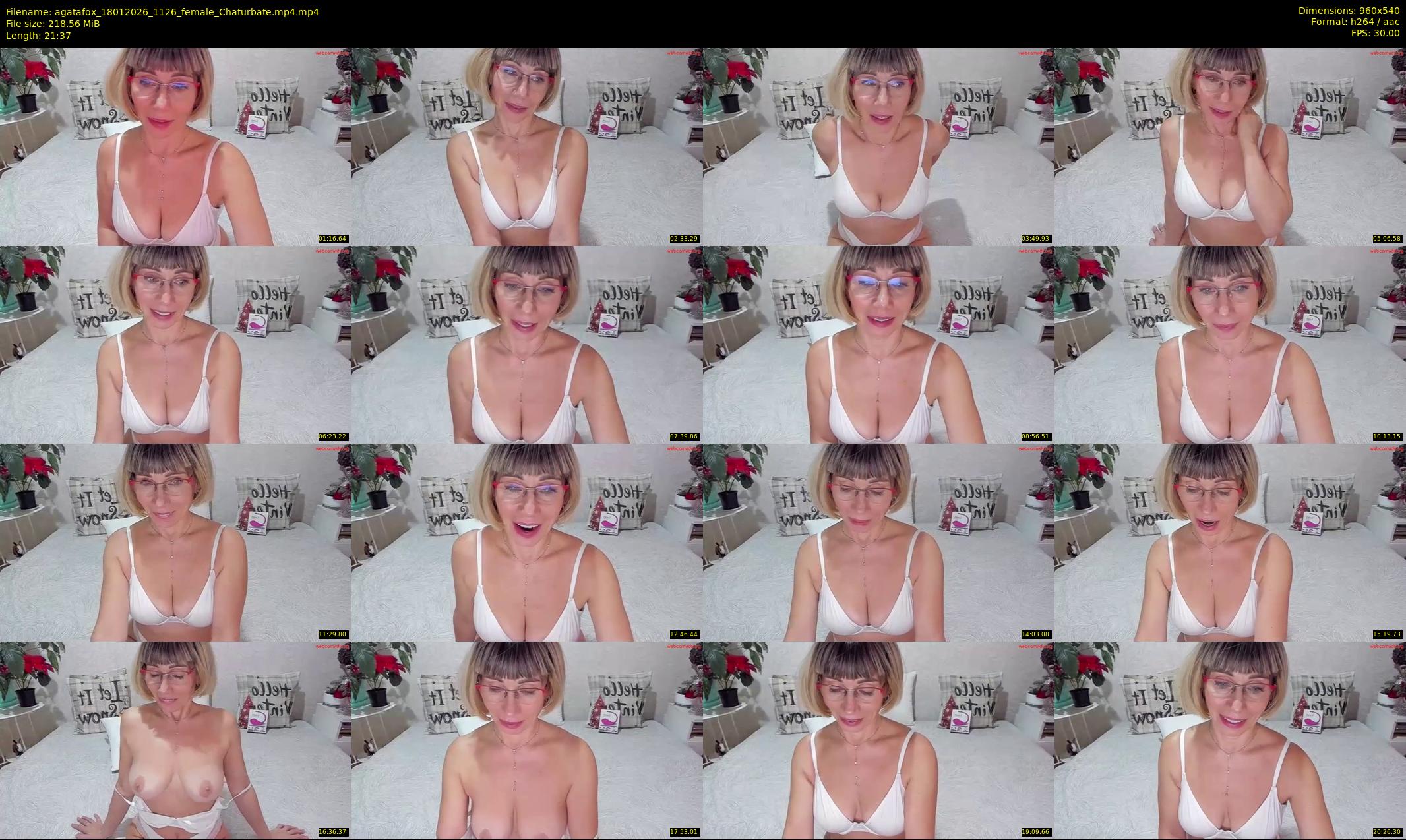 agatafox — 22 minute Chaturbate female cam show recording, 480p, Jan 18, 2026