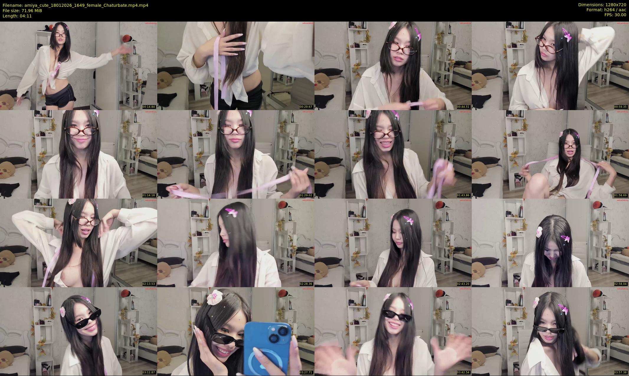 amiya_cute — 5 minute Chaturbate female cam show recording, 720p, Jan 18, 2026
