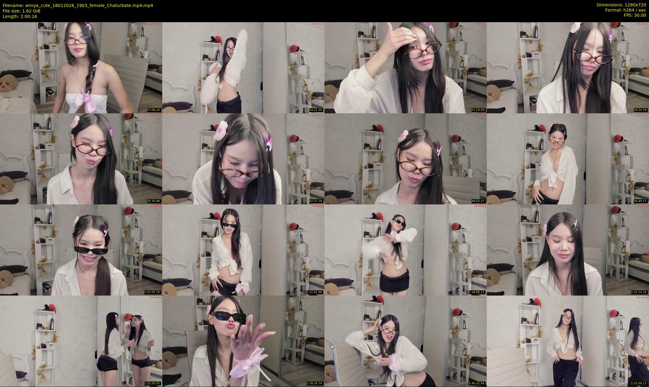 amiya_cute — 121 minute Chaturbate female cam show recording, 720p, Jan 18, 2026