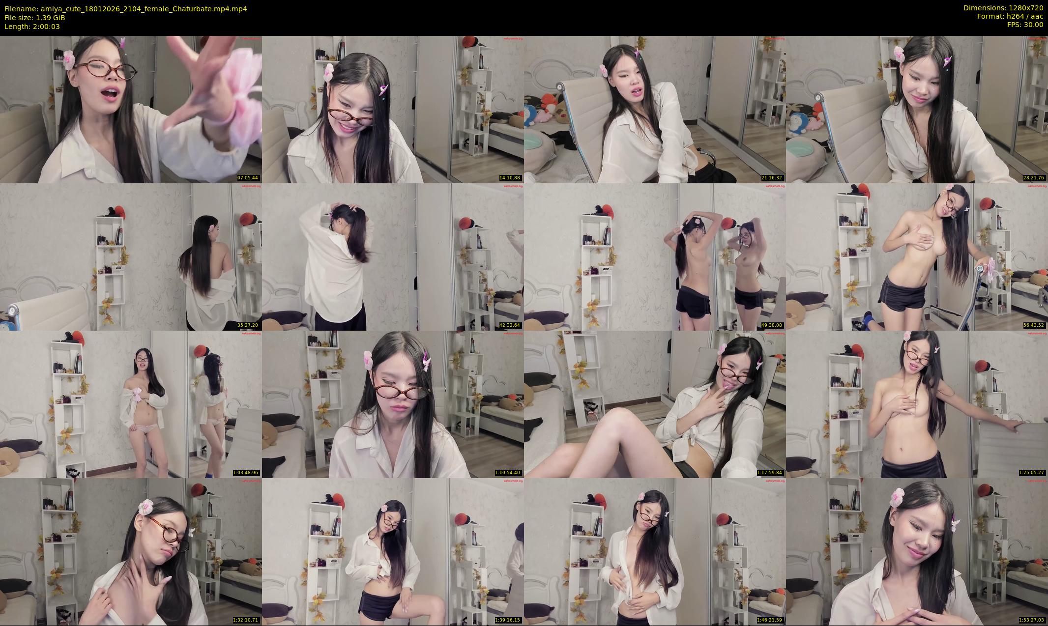 amiya_cute — 121 minute Chaturbate female cam show recording, 720p, Jan 18, 2026