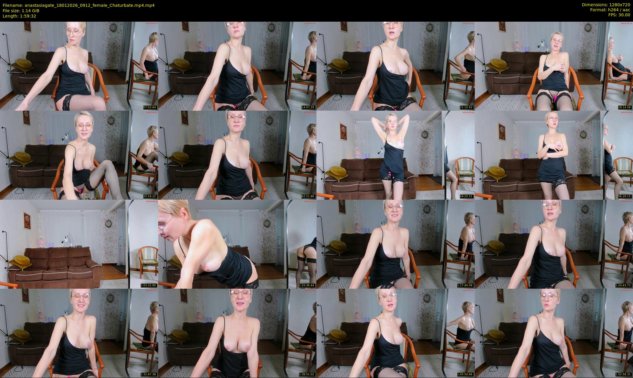 anastasiagate — 120 minute Chaturbate female cam show recording, 720p, Jan 18, 2026