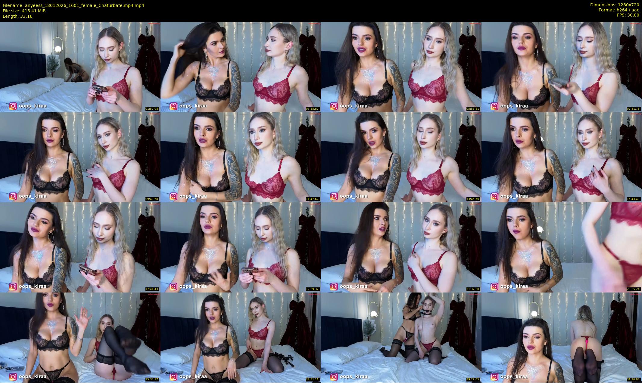 anyeess — 34 minute Chaturbate female cam show recording, 720p, Jan 18, 2026