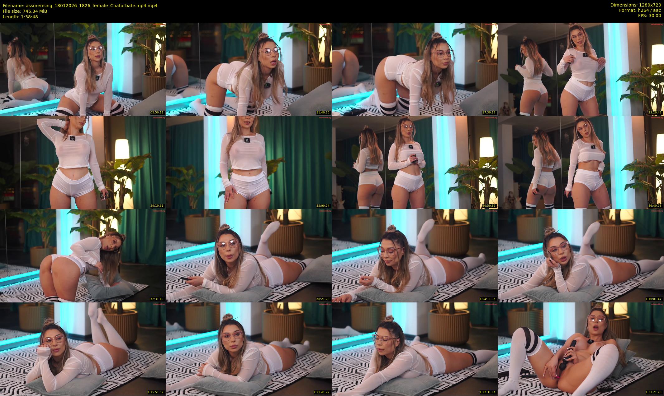 assmerising — 99 minute Chaturbate female cam show recording, 720p, Jan 18, 2026