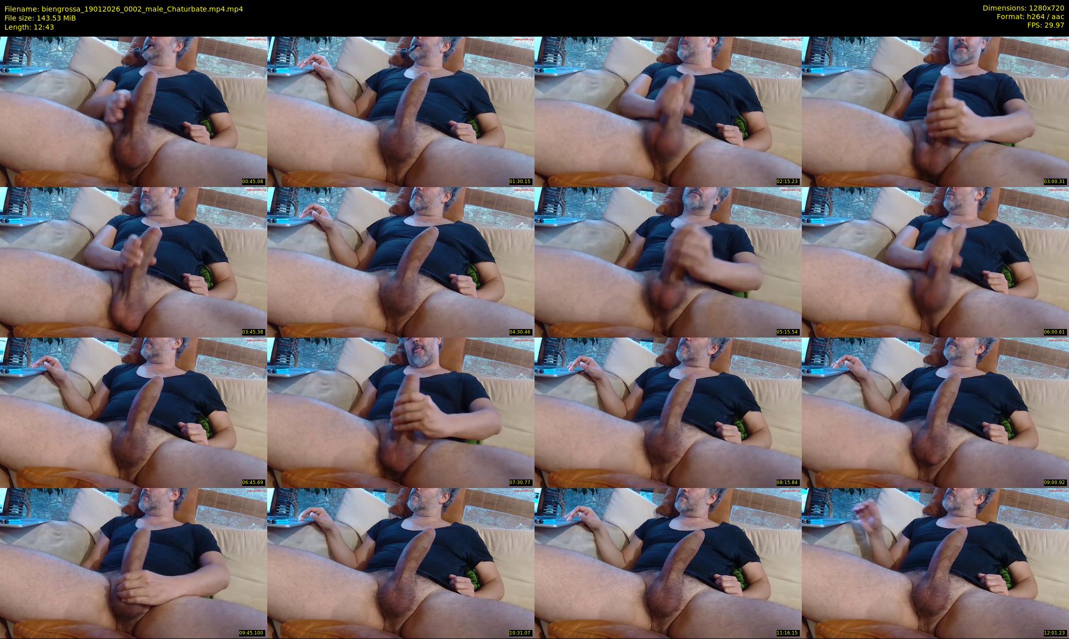 biengrossa — 13 minute Chaturbate male cam show recording, 720p, Jan 19, 2026