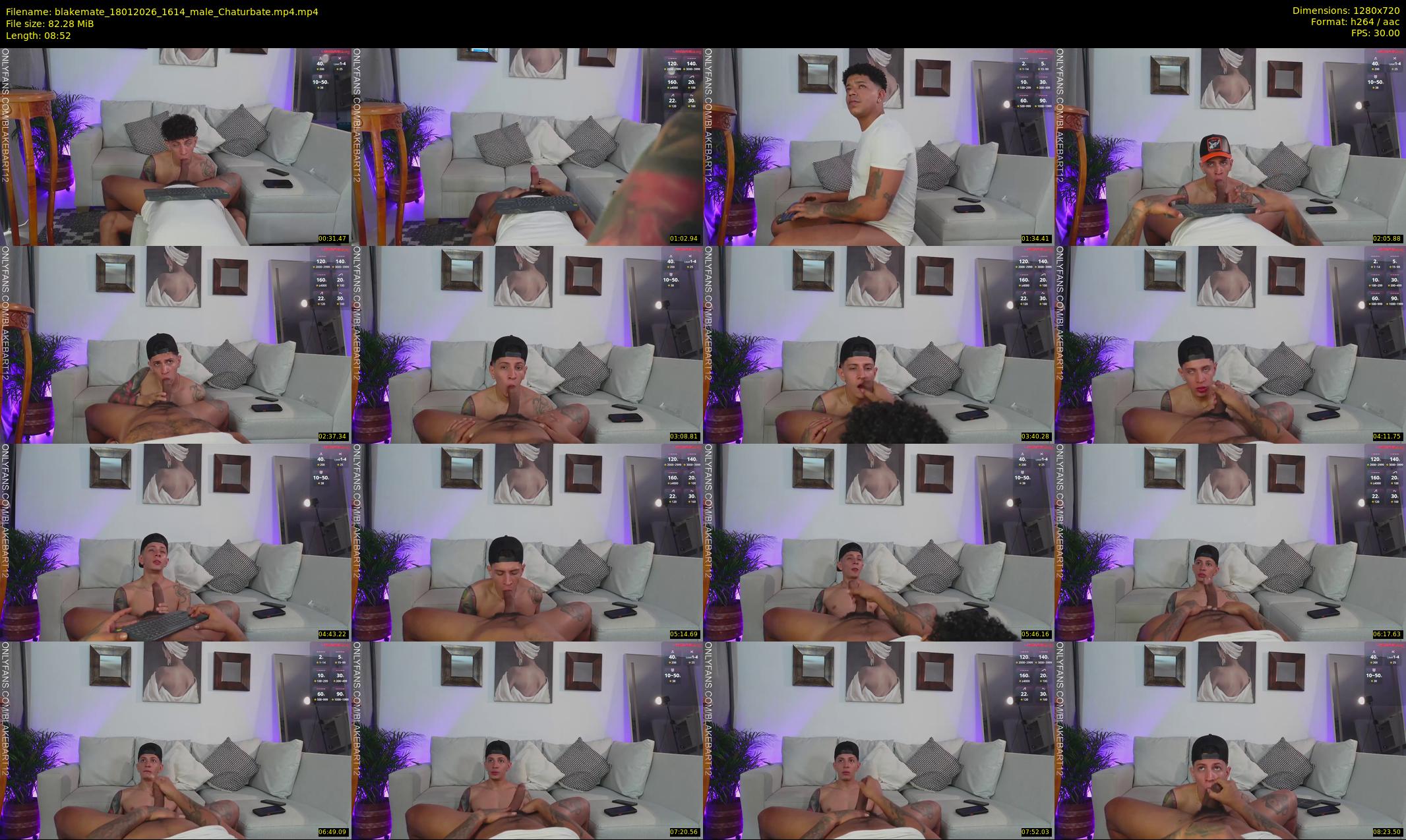 blakemate — 9 minute Chaturbate male cam show recording, 720p, Jan 18, 2026