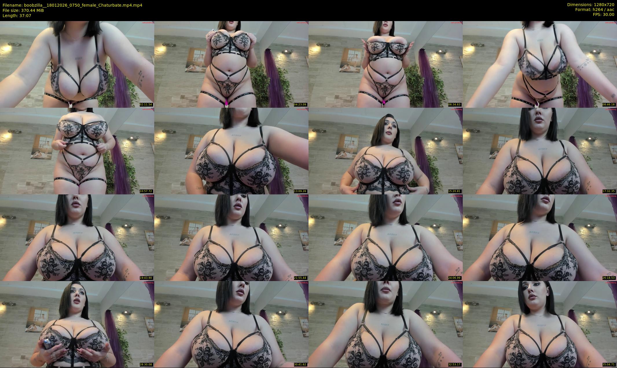 boobzilla_ — 38 minute Chaturbate female cam show recording, 720p, Jan 18, 2026
