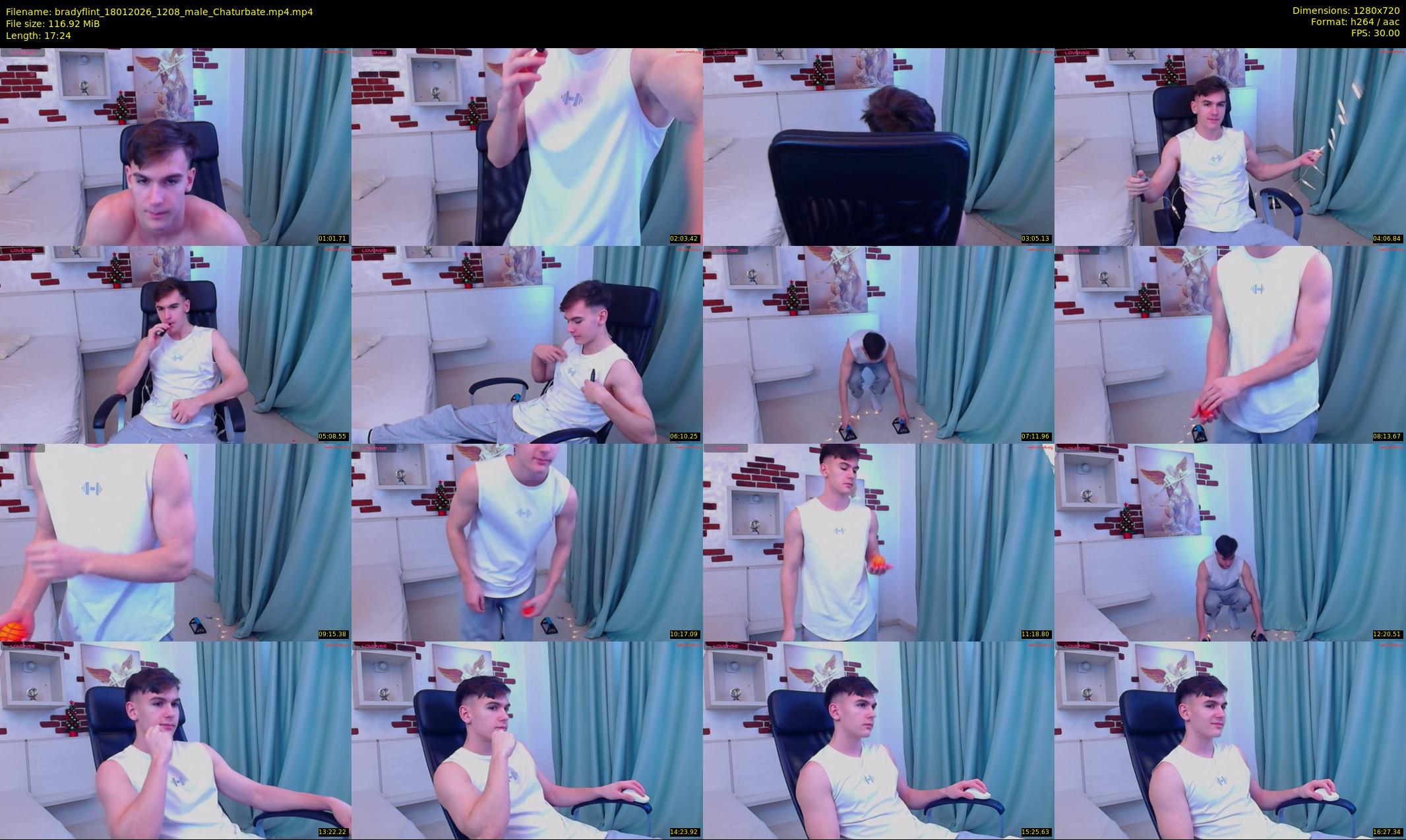 bradyflint — 18 minute Chaturbate male cam show recording, 720p, Jan 18, 2026