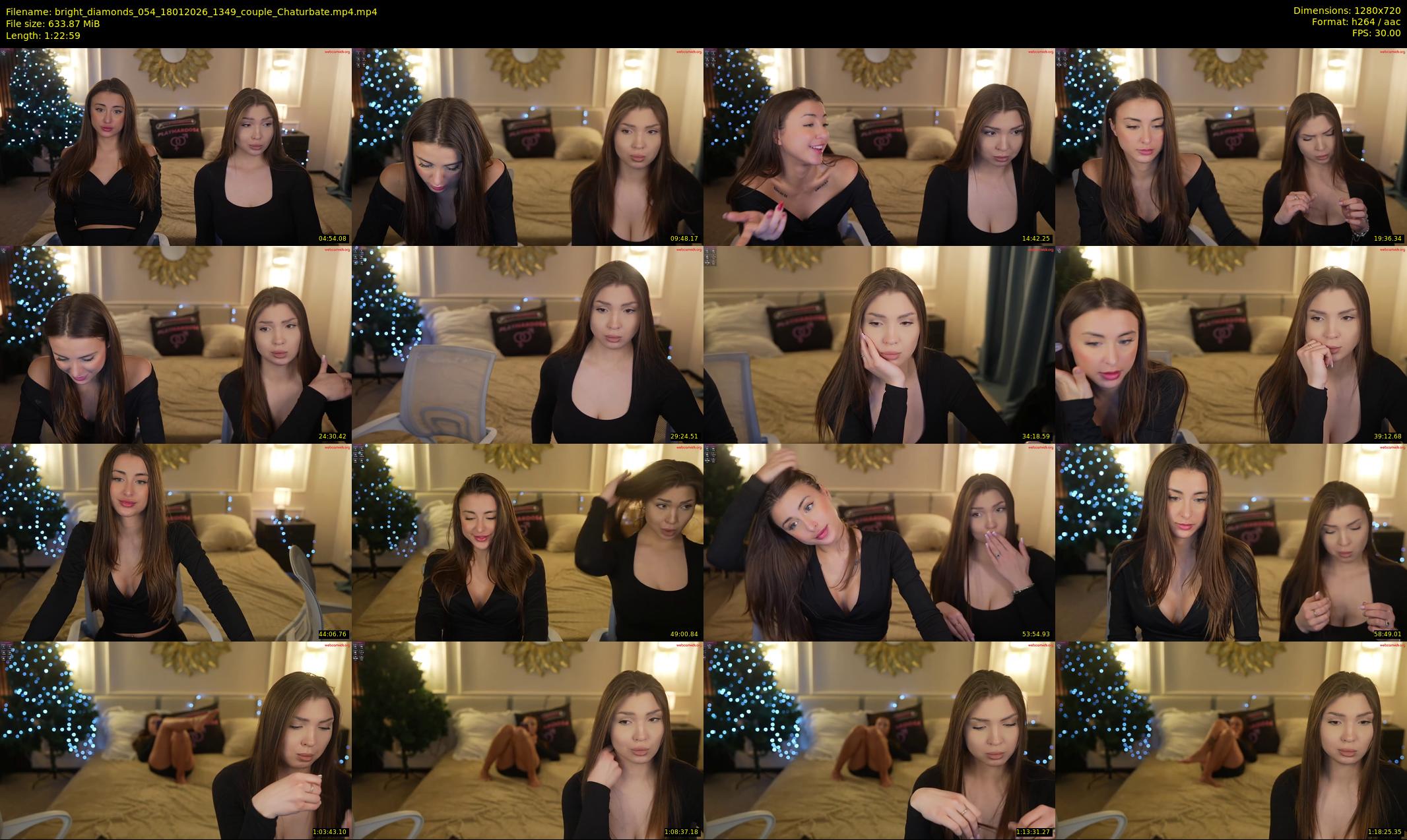bright_diamonds_054 — 83 minute Chaturbate couple cam show recording, 720p, Jan 18, 2026