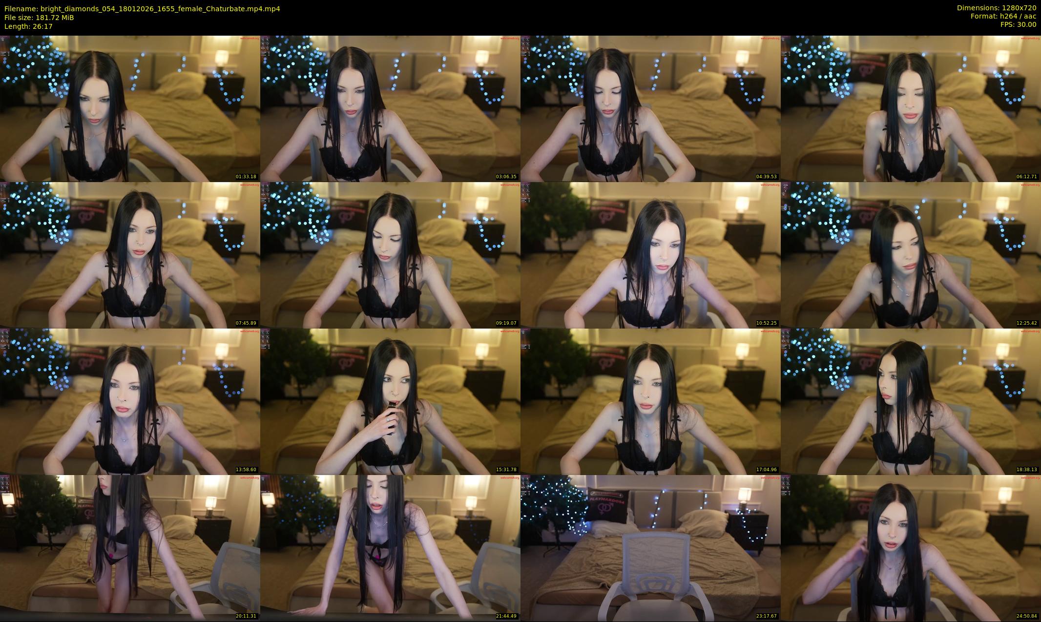 bright_diamonds_054 — 27 minute Chaturbate couple cam show recording, 720p, Jan 18, 2026