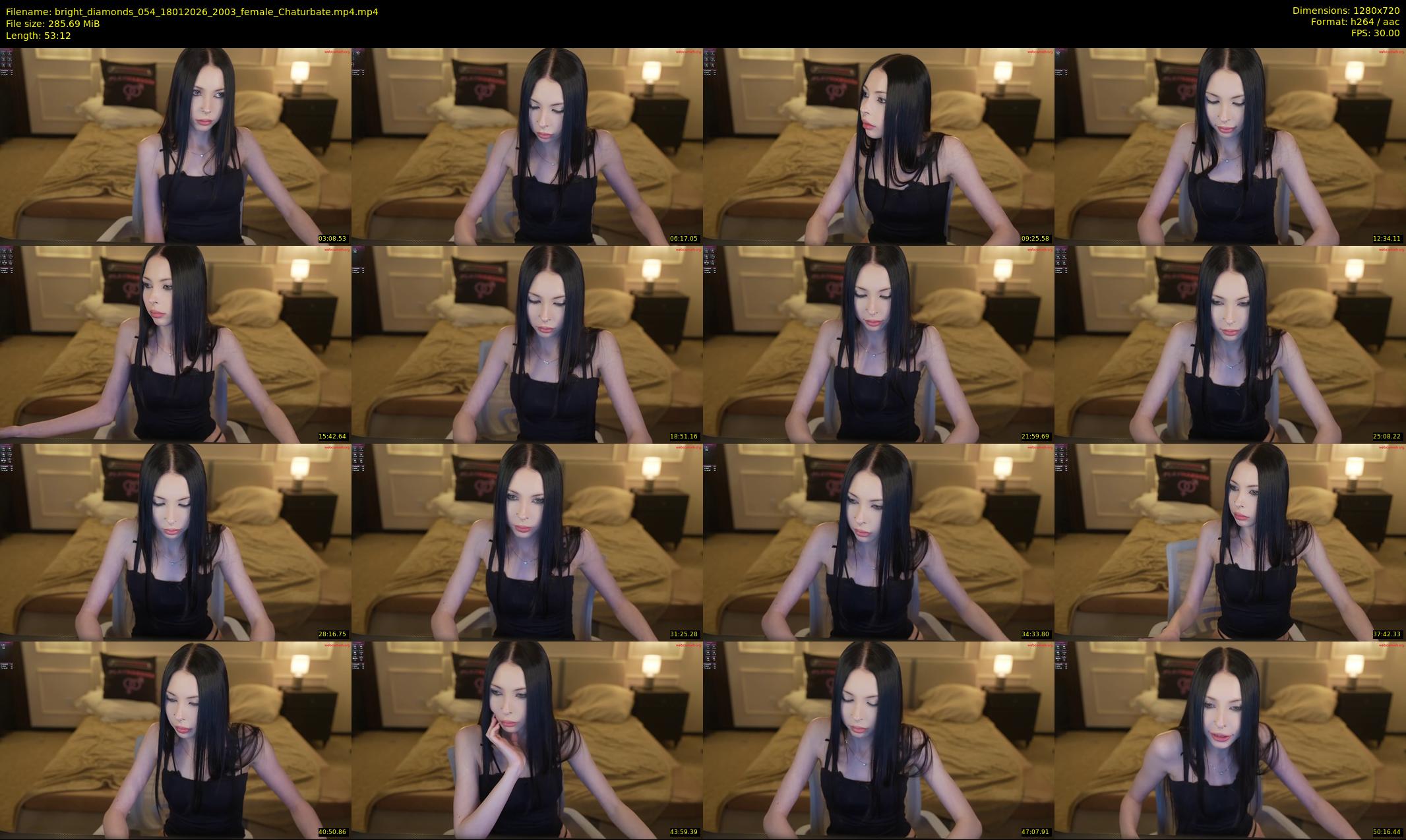 bright_diamonds_054 — 54 minute Chaturbate couple cam show recording, 720p, Jan 18, 2026