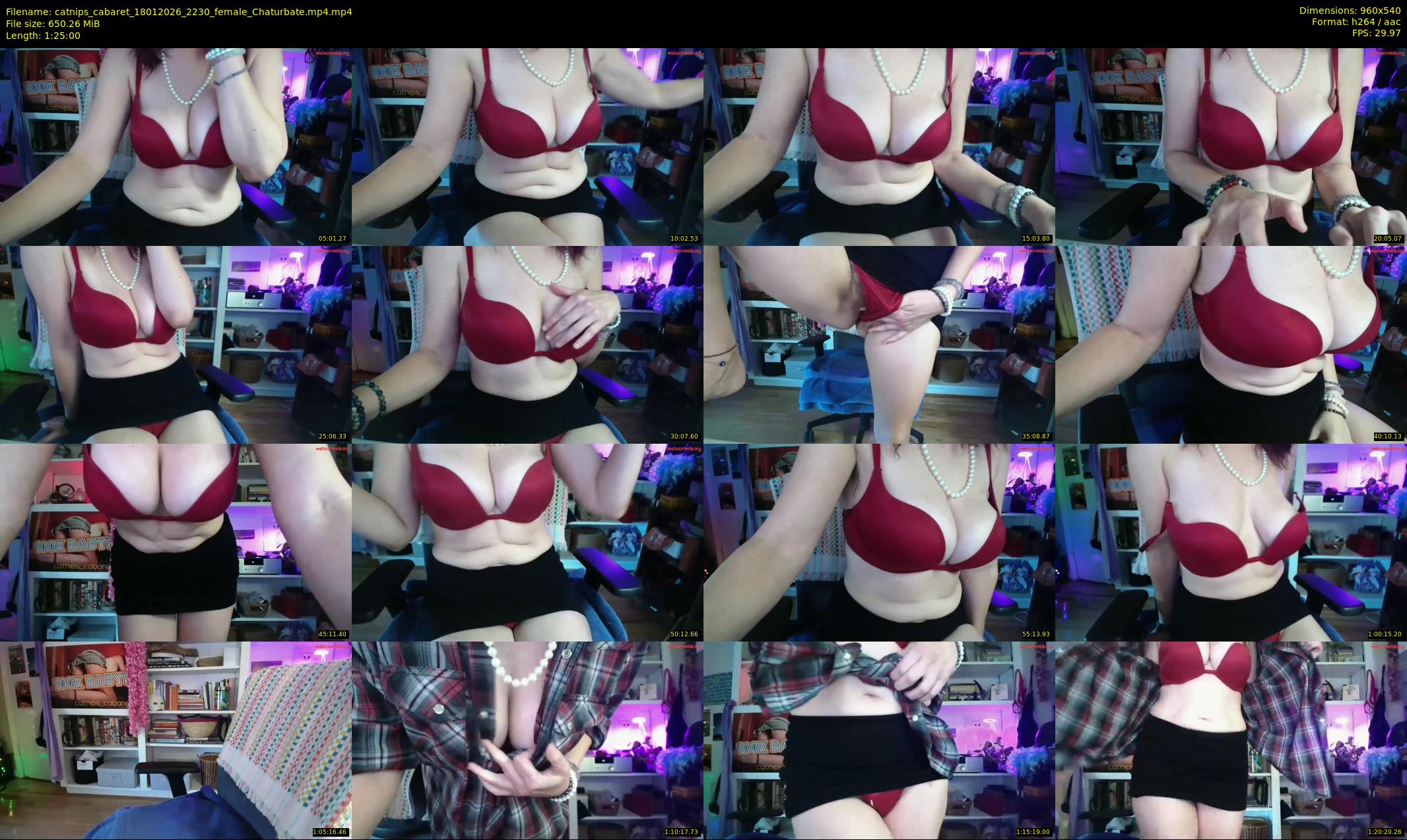 catnips_cabaret — 85 minute Chaturbate female cam show recording, 480p, Jan 18, 2026