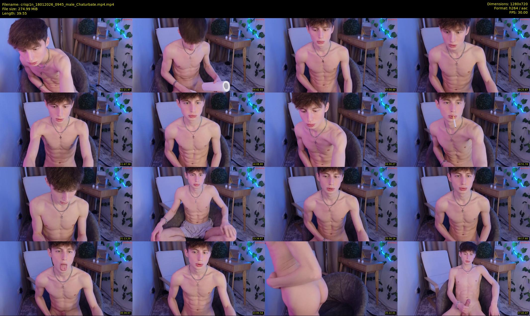 crisp1n — 40 minute Chaturbate male cam show recording, 720p, Jan 18, 2026