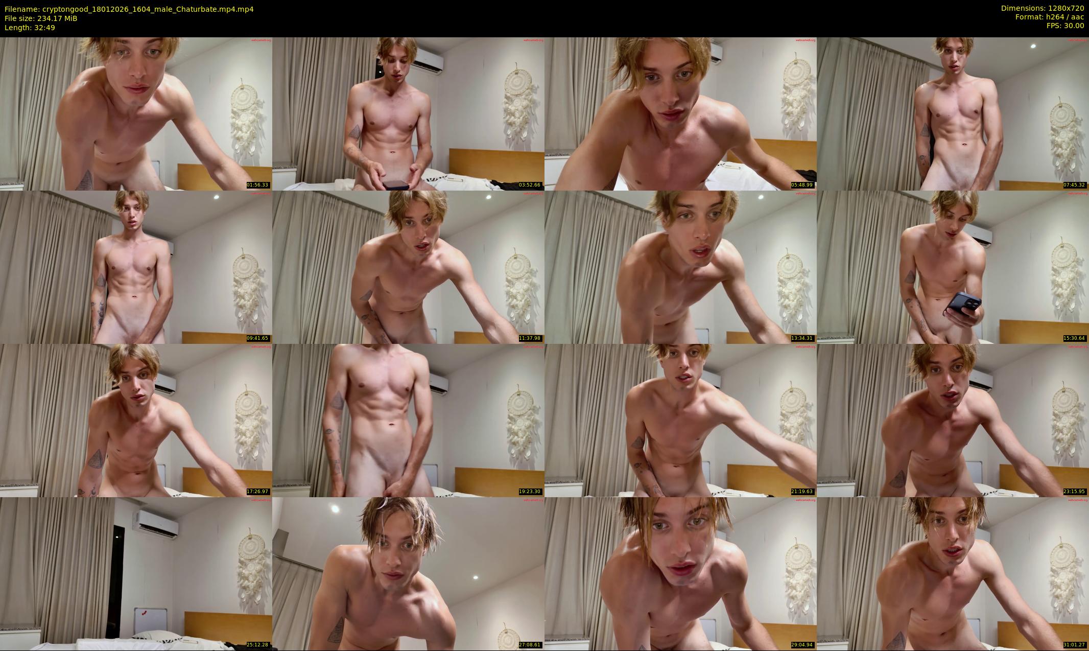 cryptongood — 33 minute Chaturbate male cam show recording, 720p, Jan 18, 2026