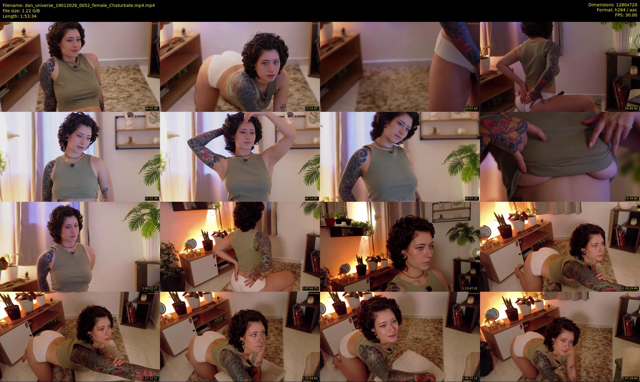 dan_universe — 114 minute Chaturbate female cam show recording, 720p, Jan 19, 2026