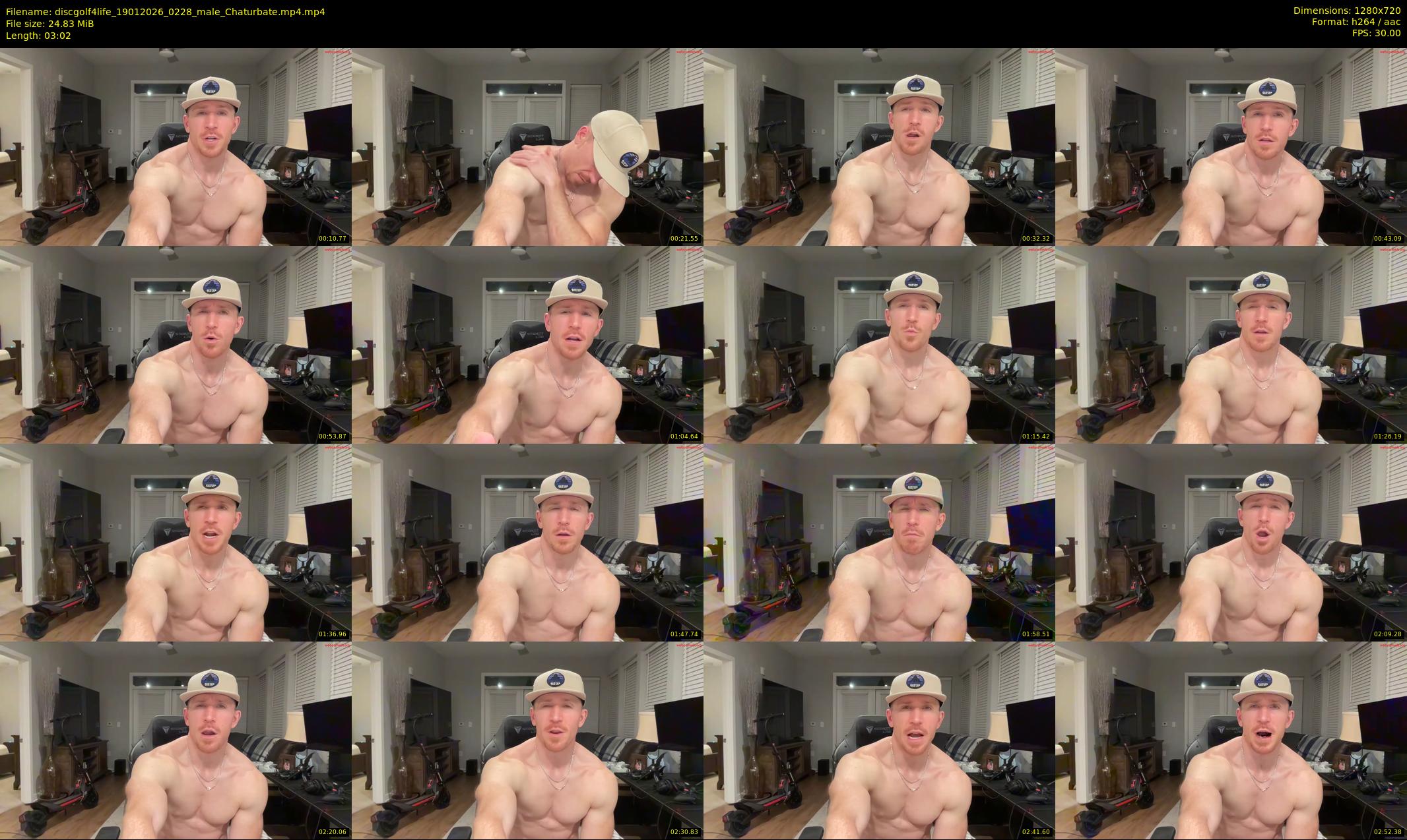 discgolf4life — 4 minute Chaturbate male cam show recording, 720p, Jan 19, 2026