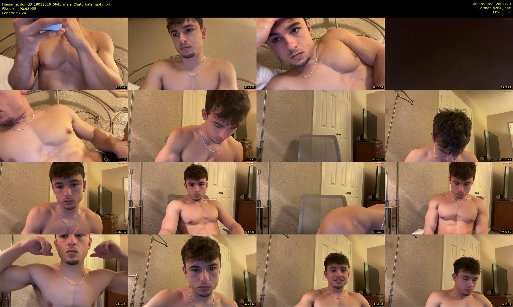 domd3 — 58 minute Chaturbate male cam show recording, 720p, Jan 18, 2026