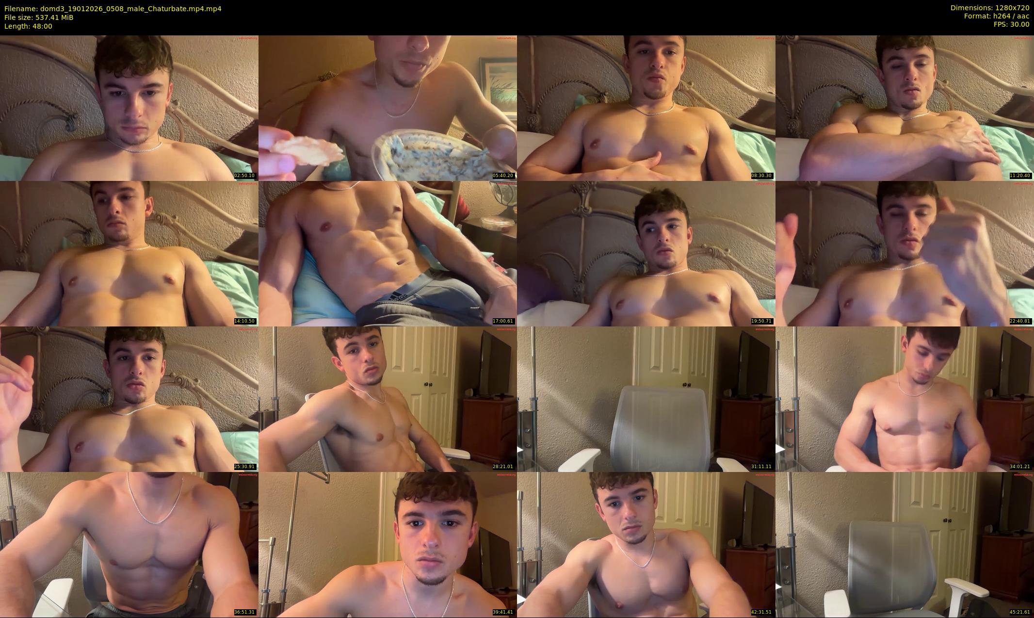 domd3 — 48 minute Chaturbate male cam show recording, 720p, Jan 19, 2026