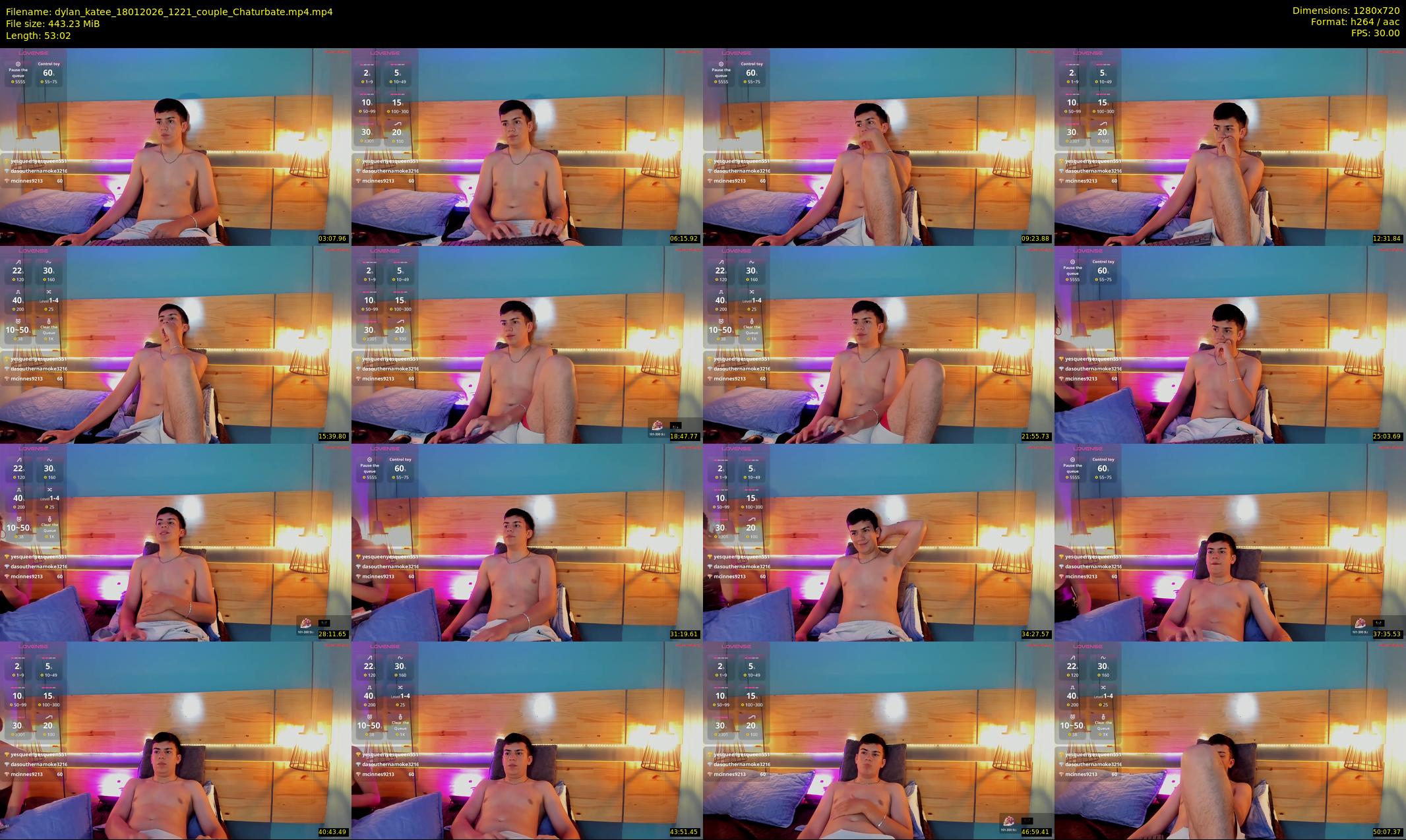 dylan_katee — 54 minute Chaturbate couple cam show recording, 720p, Jan 18, 2026