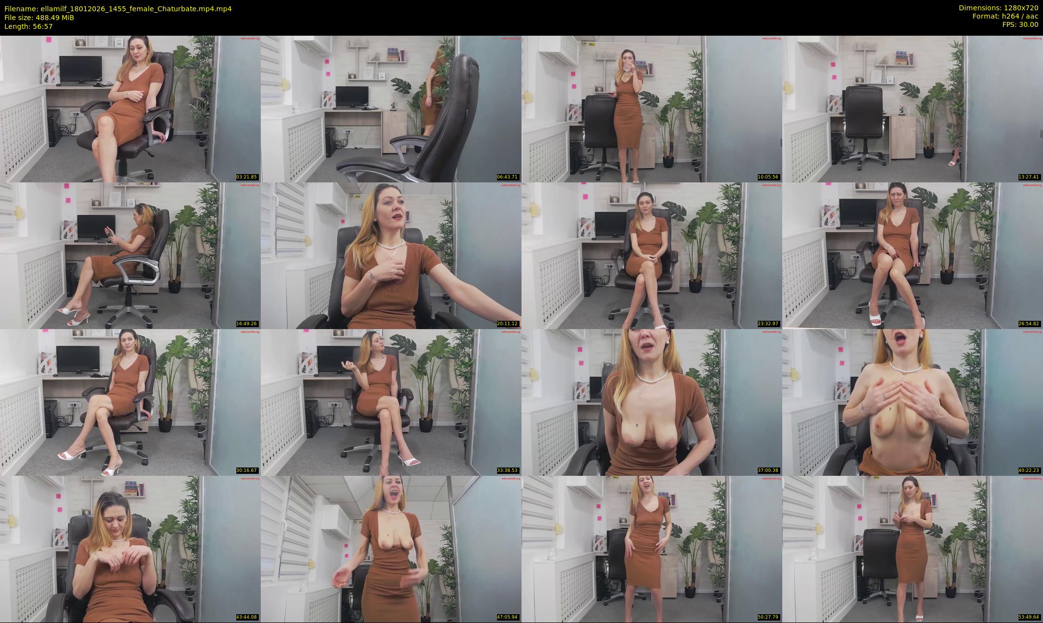 ellamilf — 57 minute Chaturbate female cam show recording, 720p, Jan 18, 2026