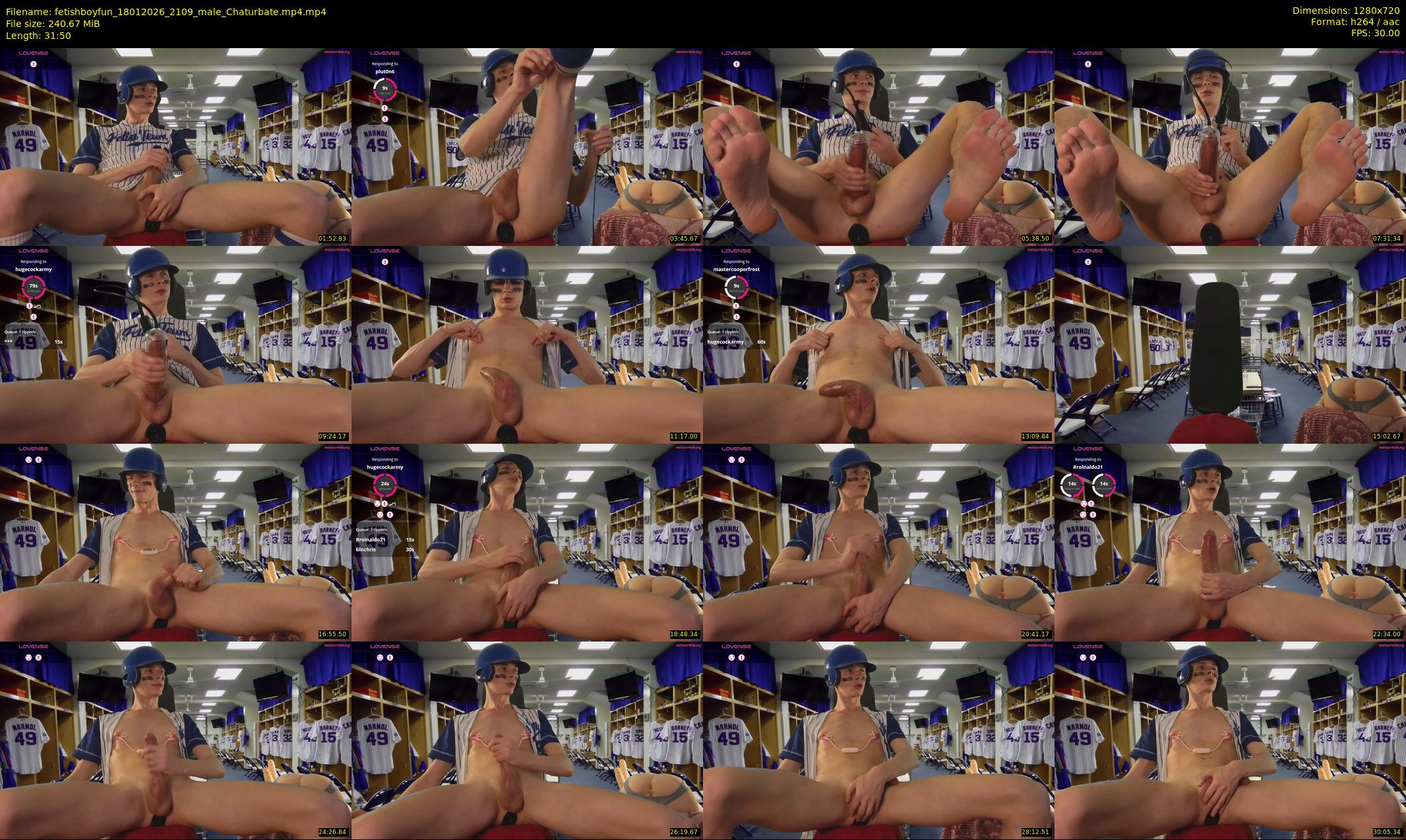 fetishboyfun — 32 minute Chaturbate male cam show recording, 720p, Jan 18, 2026