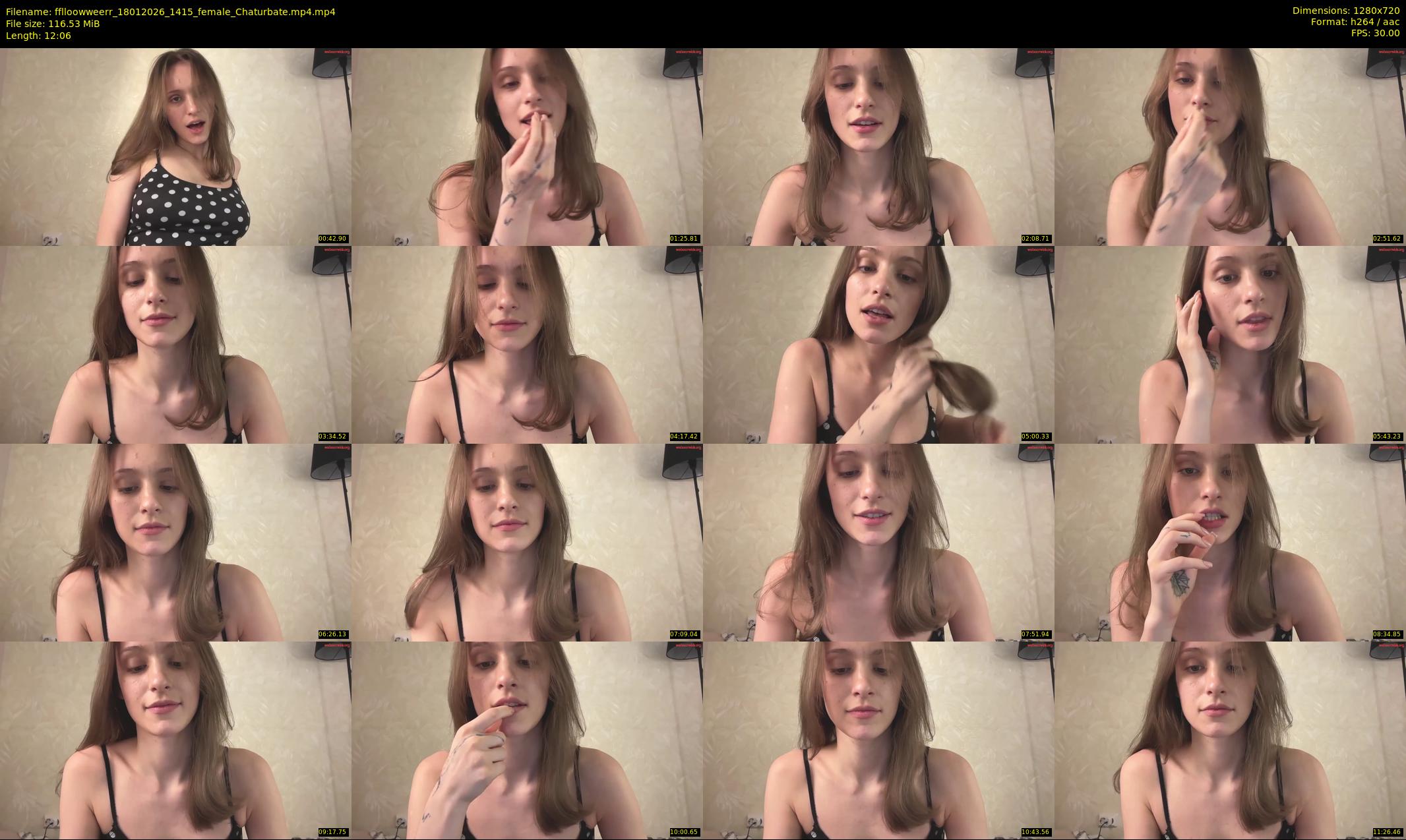 fflloowweerr — 13 minute Chaturbate couple cam show recording, 720p, Jan 18, 2026